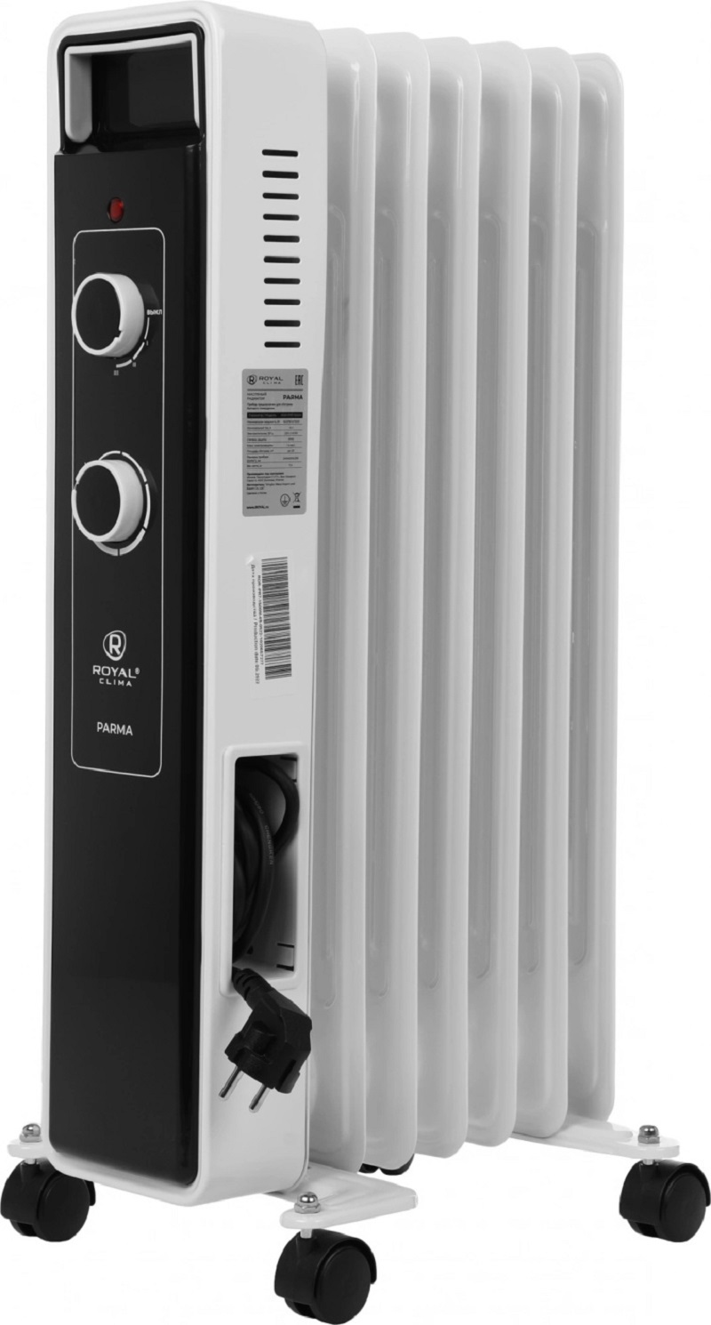 Изображение товара Масляный обогреватель Royal Clima ROR-PR7-1500M 1500 Вт 7 секций белый