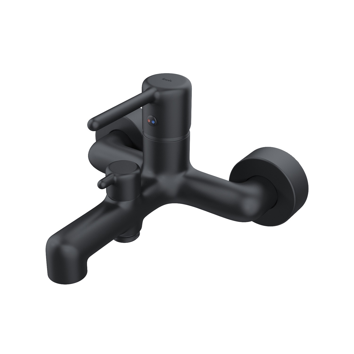Изображение товара Смеситель для ванны Iddis AIGBL00i02WA цвет черный матовый