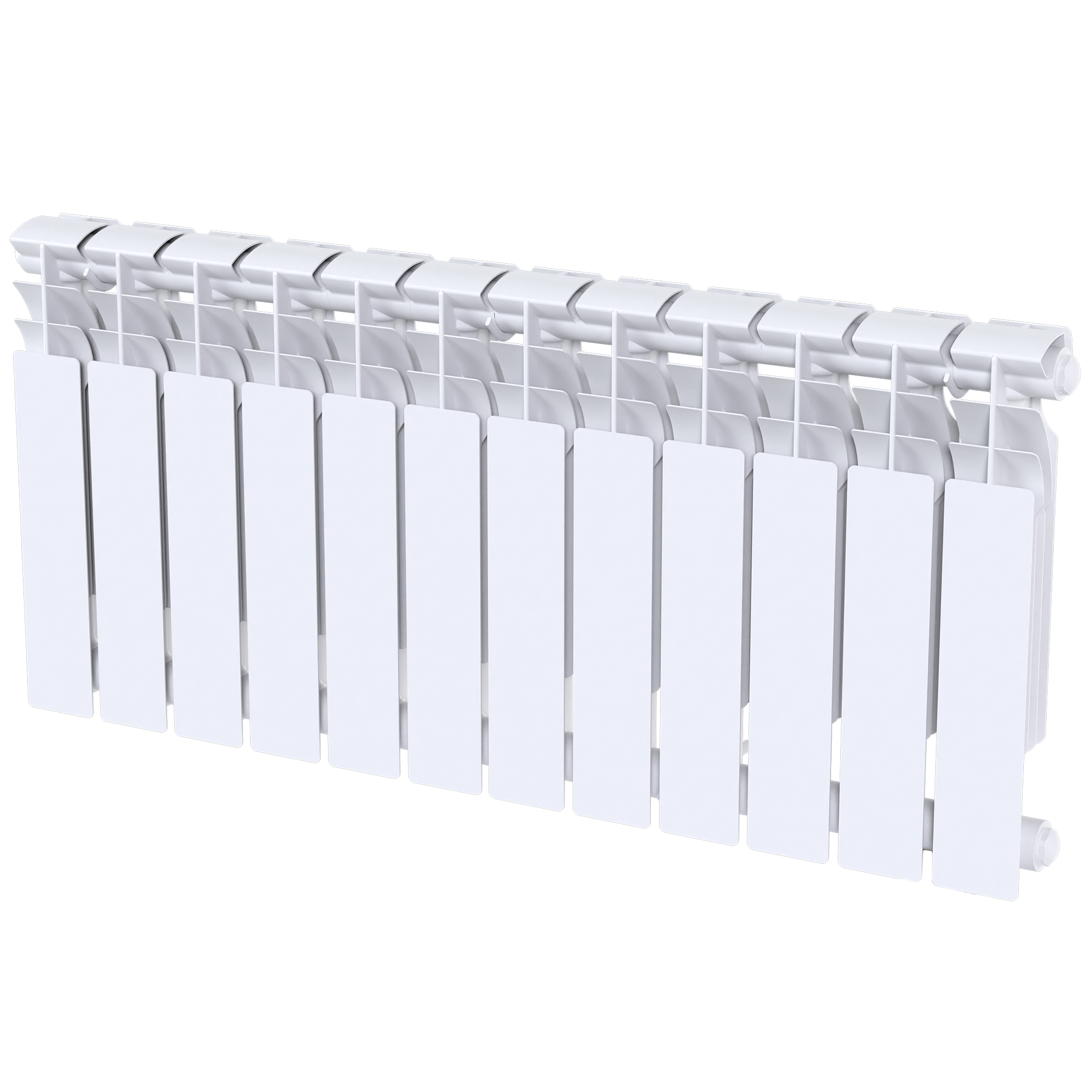 Изображение товара Радиатор секционный Le Heat Bimetal 350/90 12 секций боковое подключение