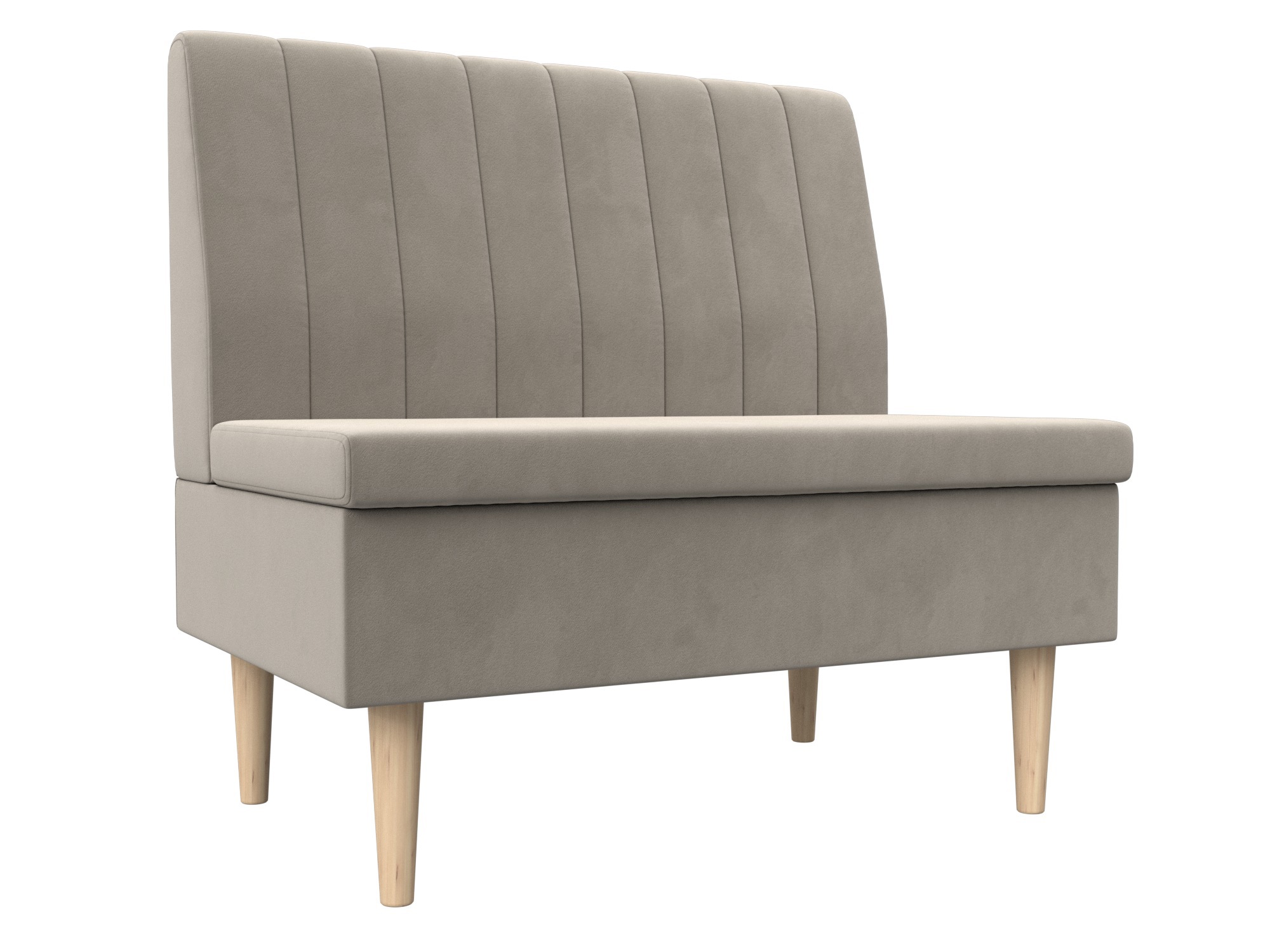 Изображение товара Диван прямой Лига диванов Мини 126045 95x82x61 см вельвет цвет бежевый