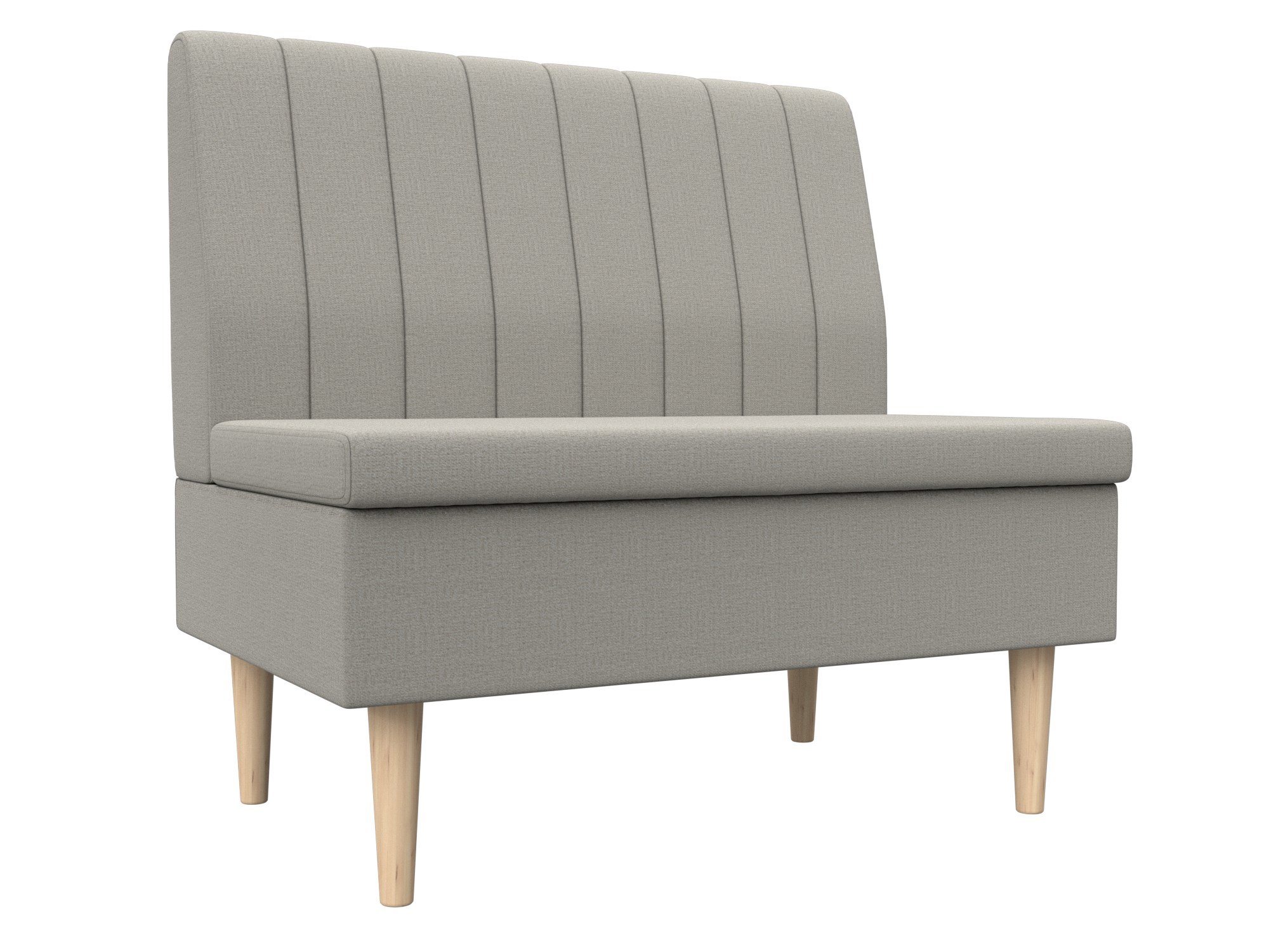 Изображение товара Диван прямой Мини 126055 с ящиком, бежевый рогожка, Россия