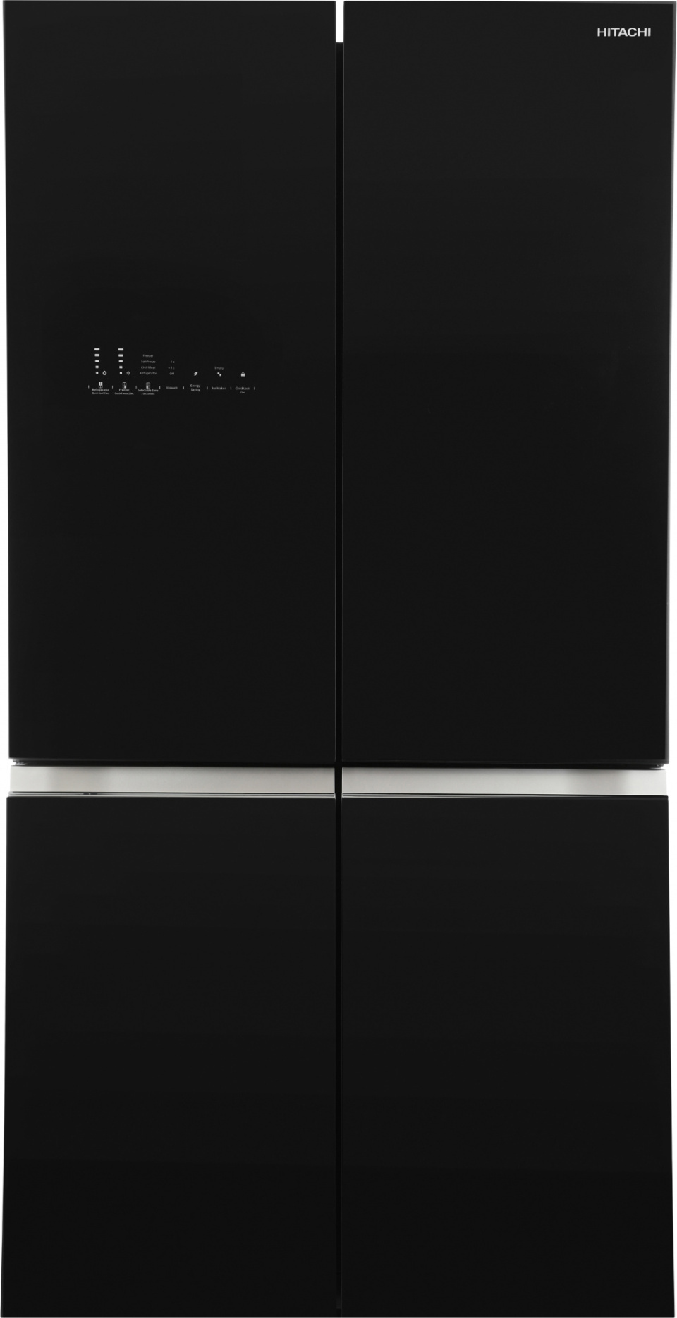 Изображение товара Холодильник Hitachi R-WB720VUC0 GBK черный трехкамерный с сенсорной панелью