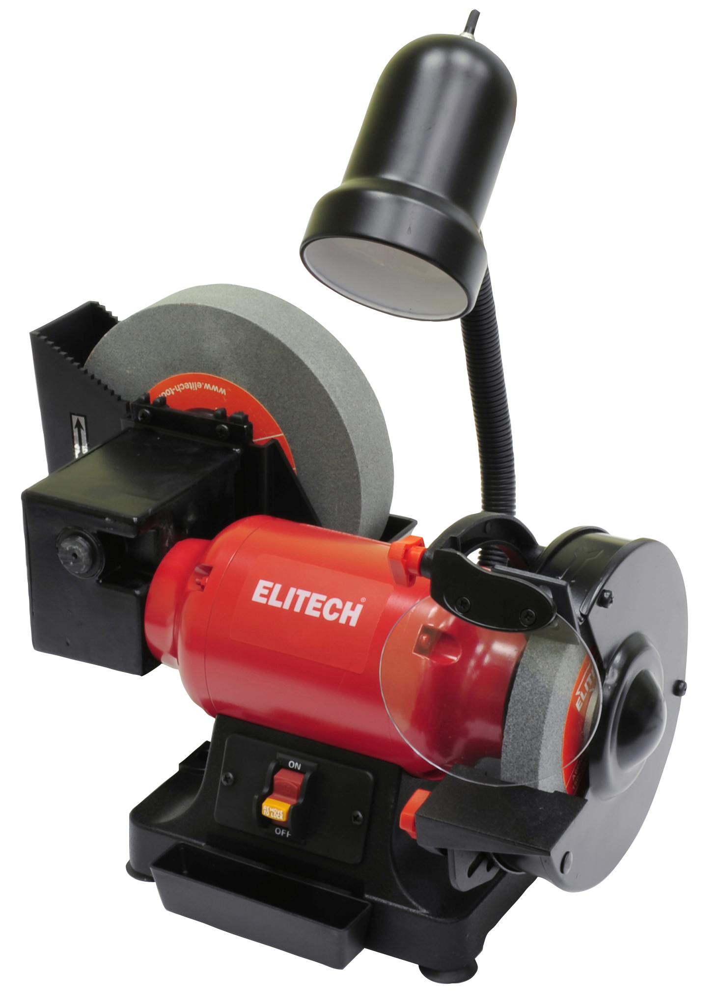 Изображение товара Станок точильный Elitech СТ 3015СМ 300 Вт с двумя кругами и подсветкой