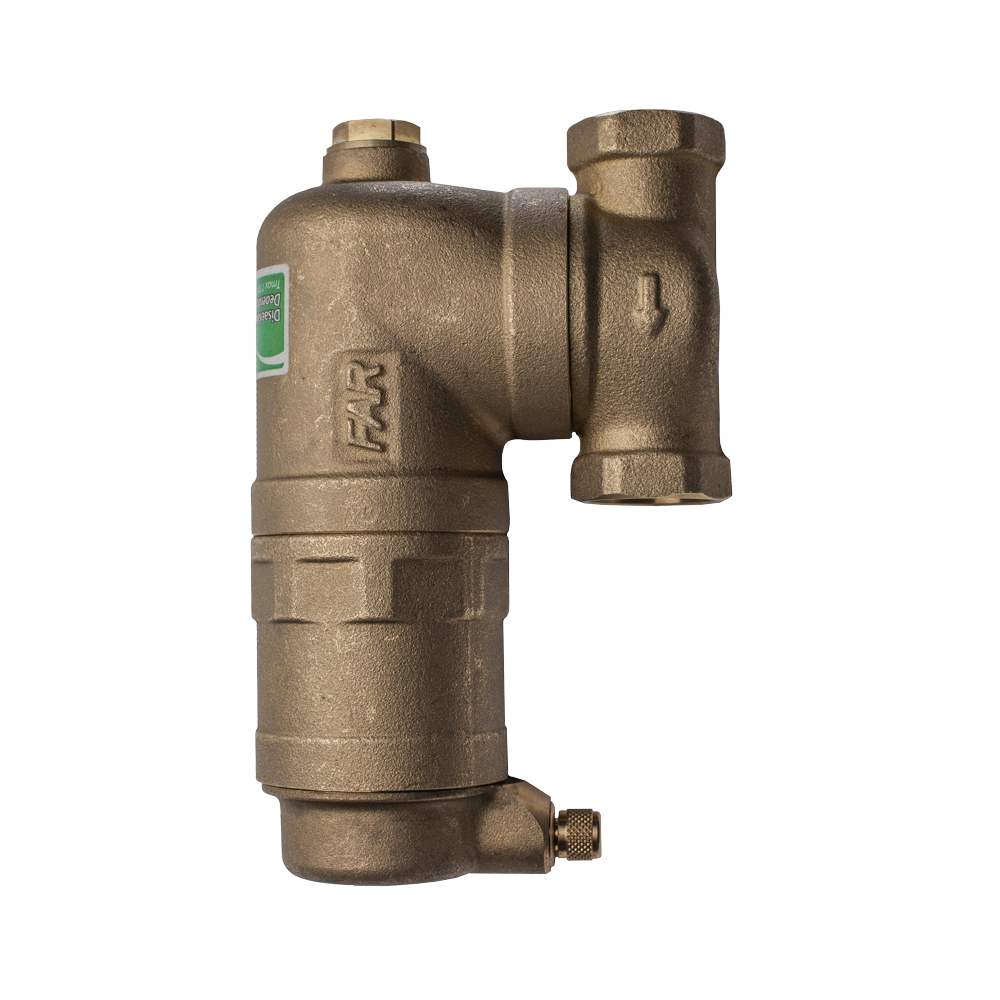 Изображение товара Сепаратор воздуха Far с поворотным соединением 3/4" внутренняя резьба латунь