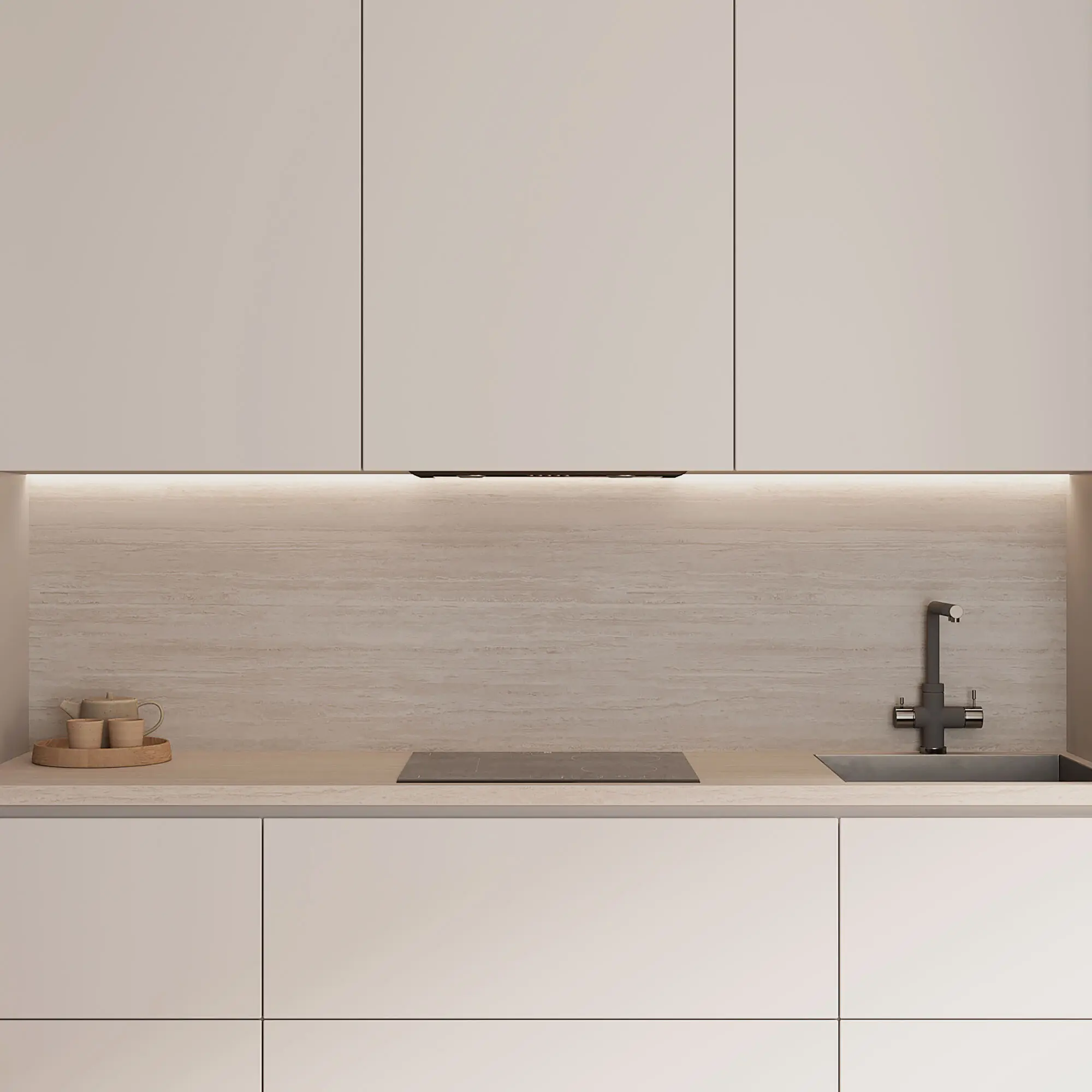 Кухонная столешница Slotex Россонь 120x80x3.8 см ДСП цвет коричневый - 5