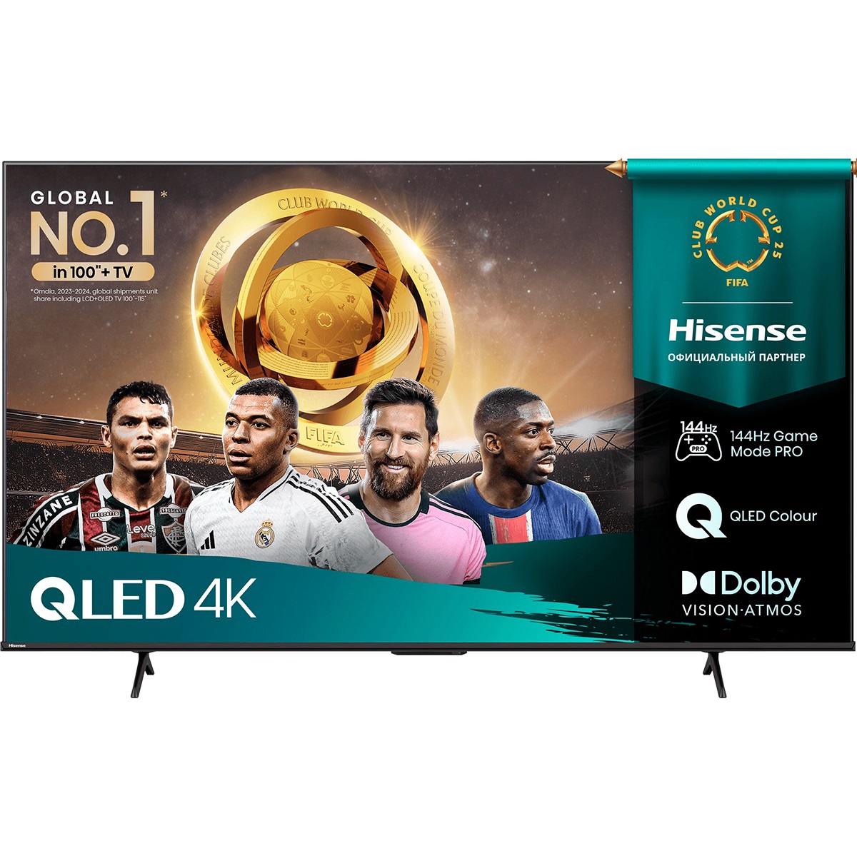 Изображение товара Телевизор Hisense 55e7q 55" 139 см цвет черный
