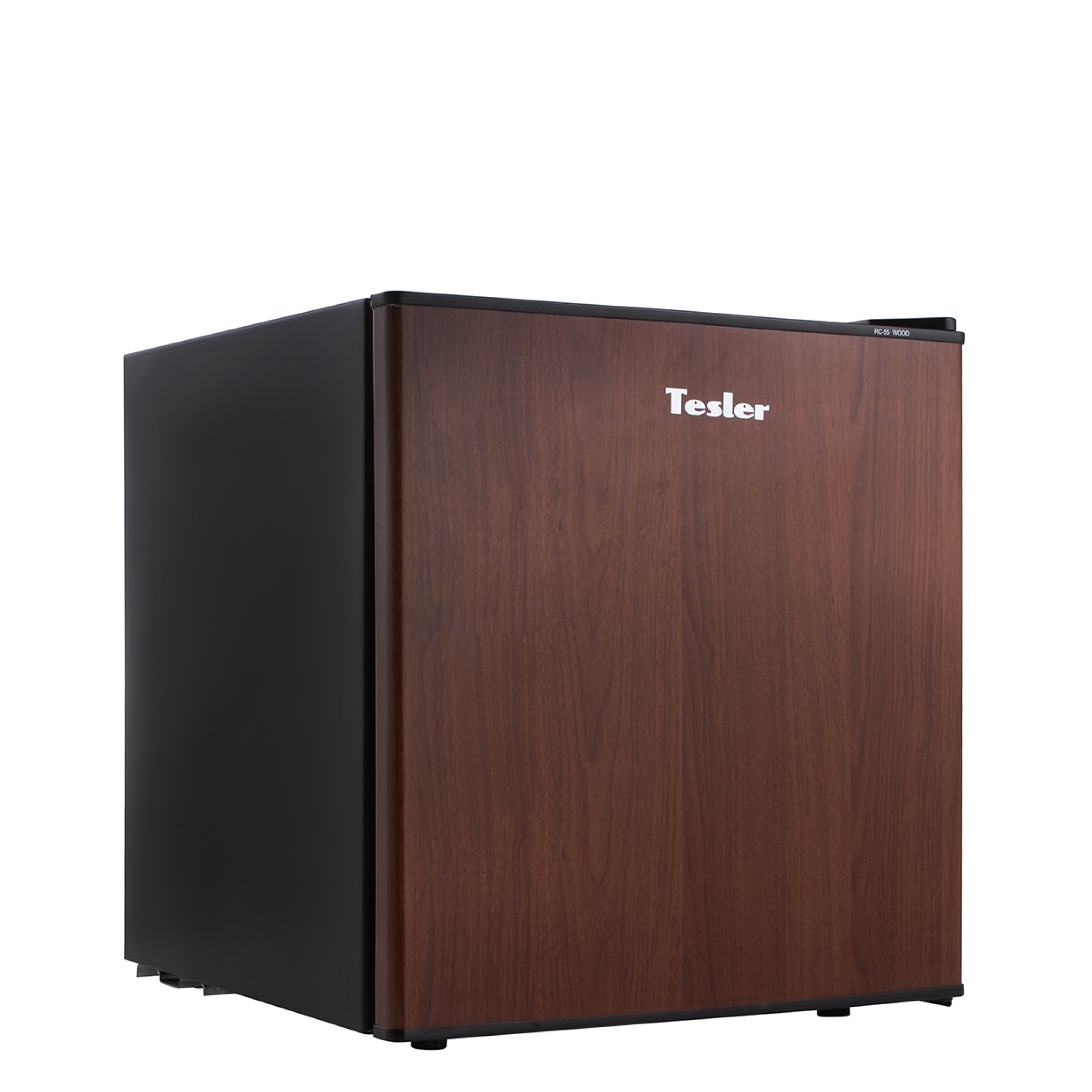 Изображение товара Отдельностоящий холодильник Tesler RC-55 Wood 44.5x49 см цвет темное дерево, черный