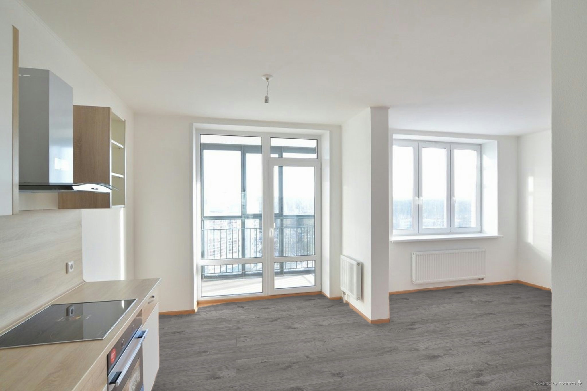 Изображение товара Ламинат Kronotex Robusto Дуб Таймлесс Серый 12 мм 1.29 м² класс 33 влагостойкий