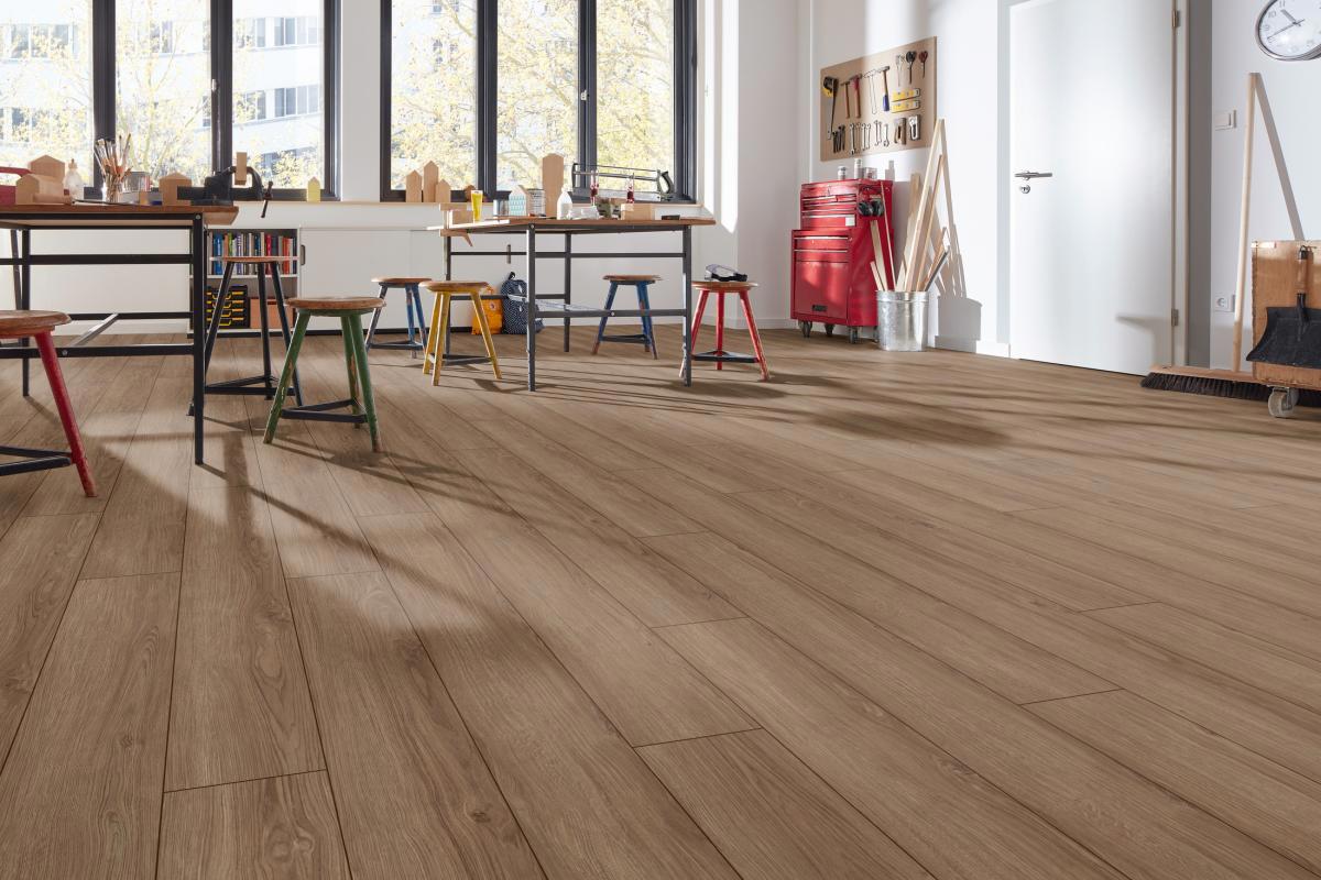 Изображение товара Ламинат Kronotex Дуб Опаловый кофейный 33 класс толщина 12 мм 1.29 м²