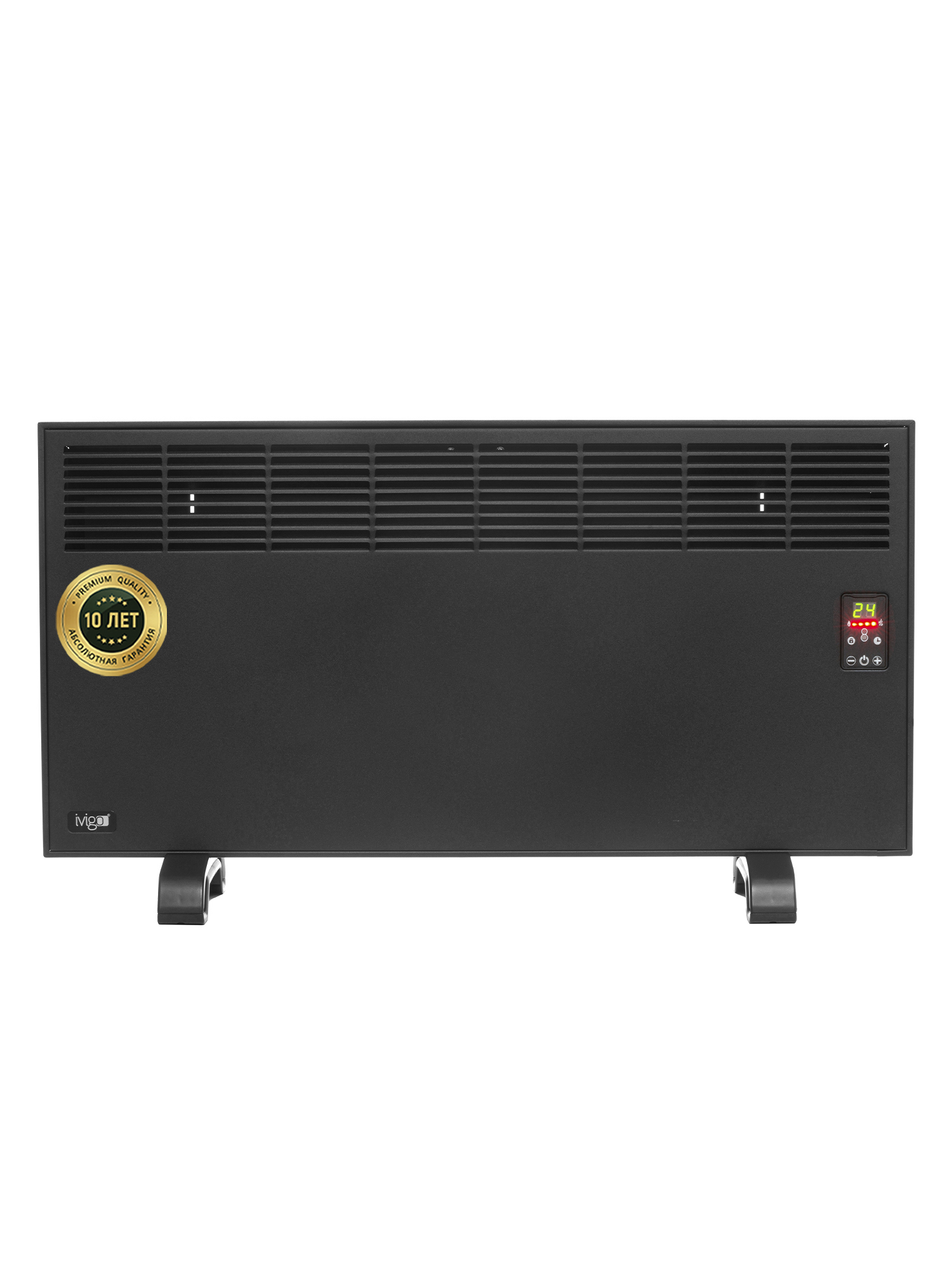 Изображение товара Электрический конвектор Ivigo EPK4590E25 2500 Вт с электронным термостатом, черный