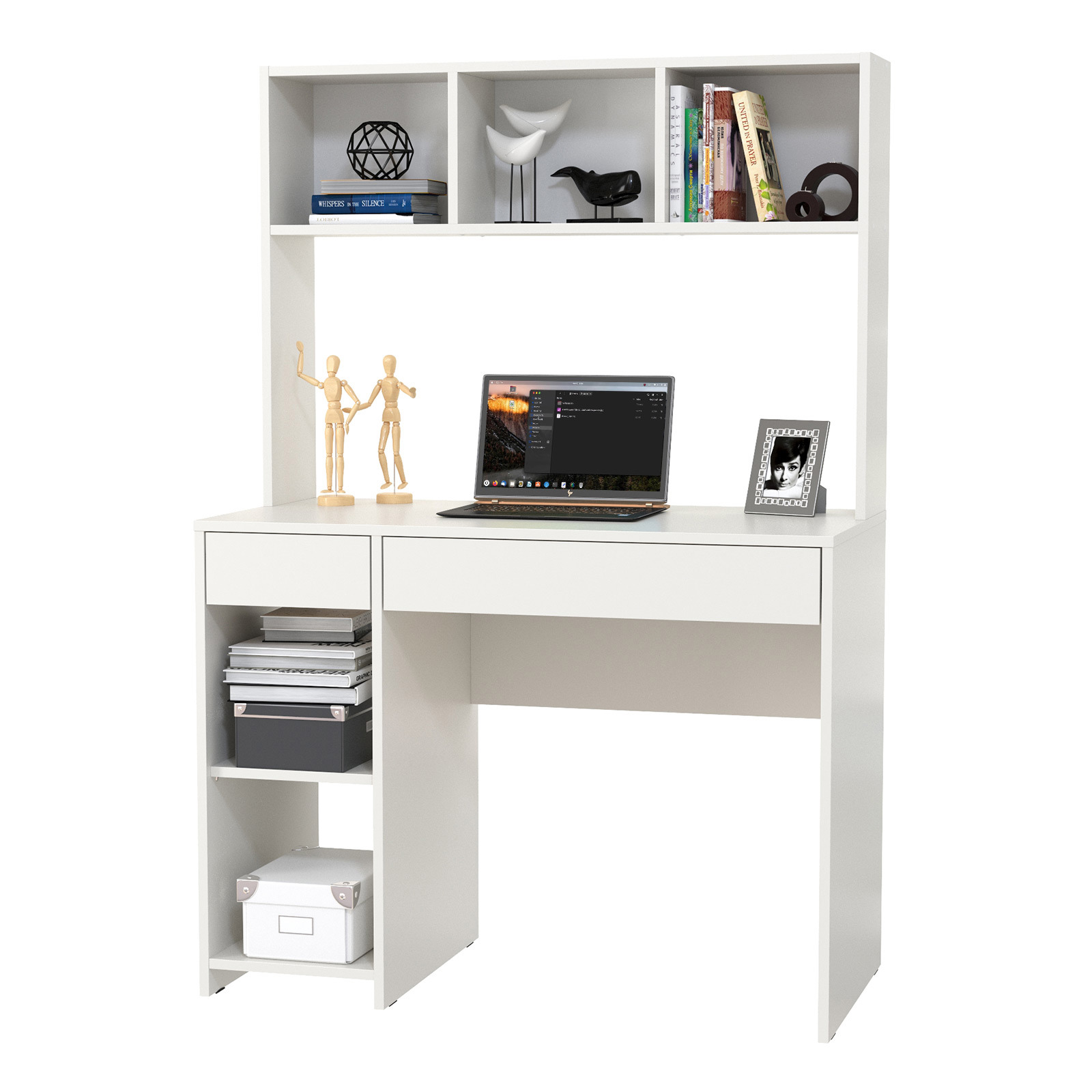 Изображение товара Компьютерный офисный стол MOBI Комфорт 12.77F 100x147 см белый