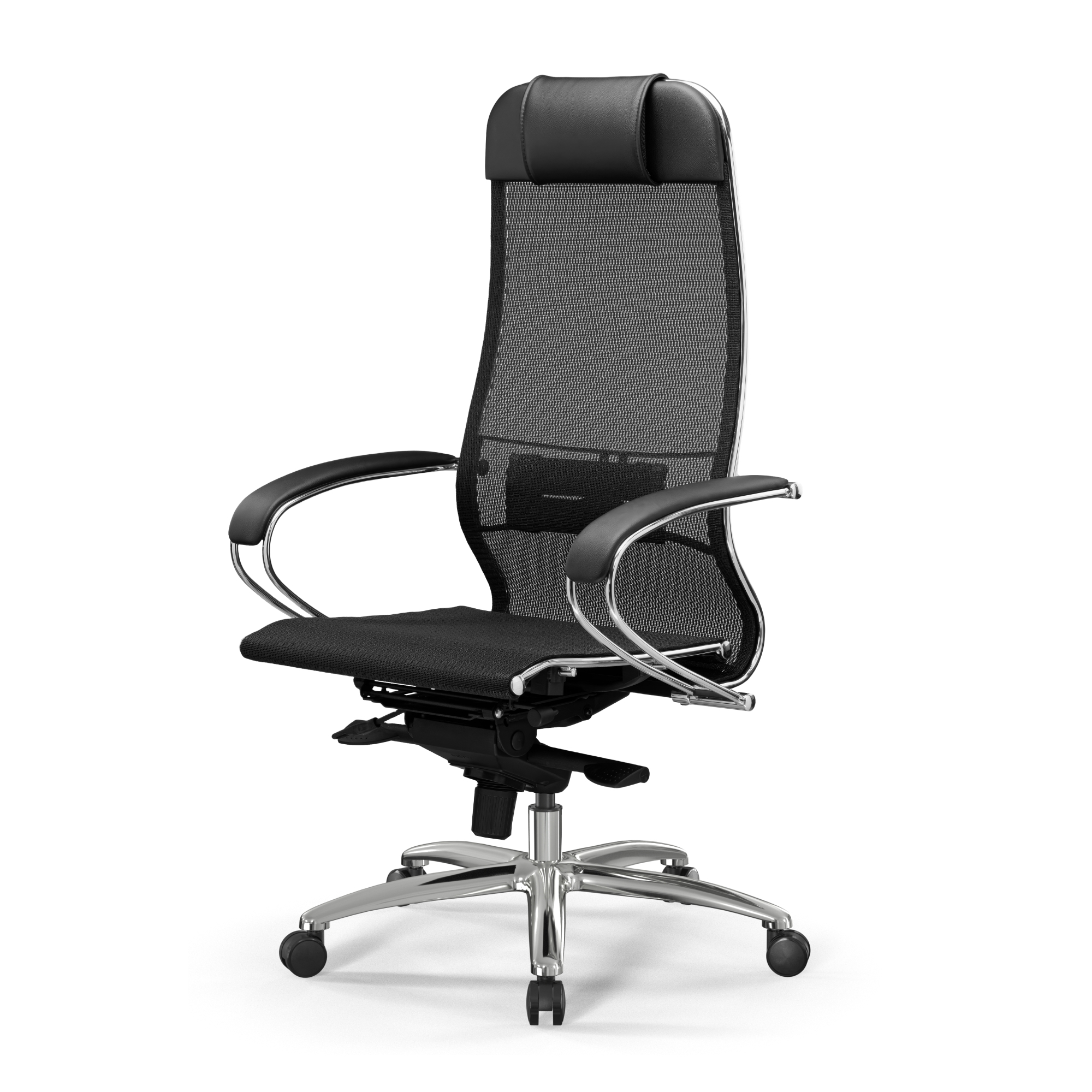 Изображение товара Офисное кресло Метта Samurai S-1 71x128x70 см сетка цвет черный Изображение товара Офисное кресло Метта Samurai S-1 71x128x70 см сетка цвет черный
