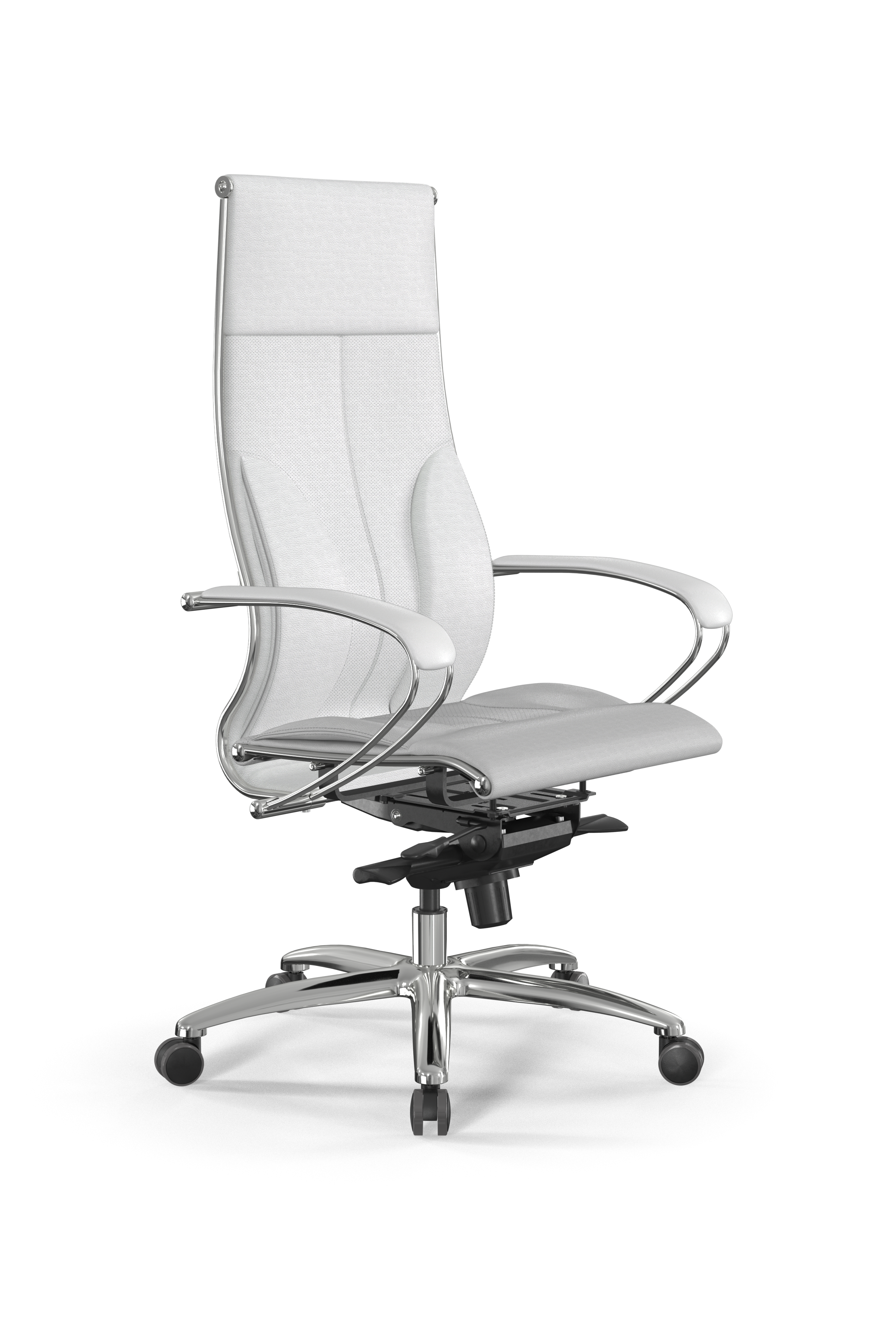 Изображение товара Офисное кресло Метта Samurai Lux New 71x128x70 см искусственная кожа цвет белый
