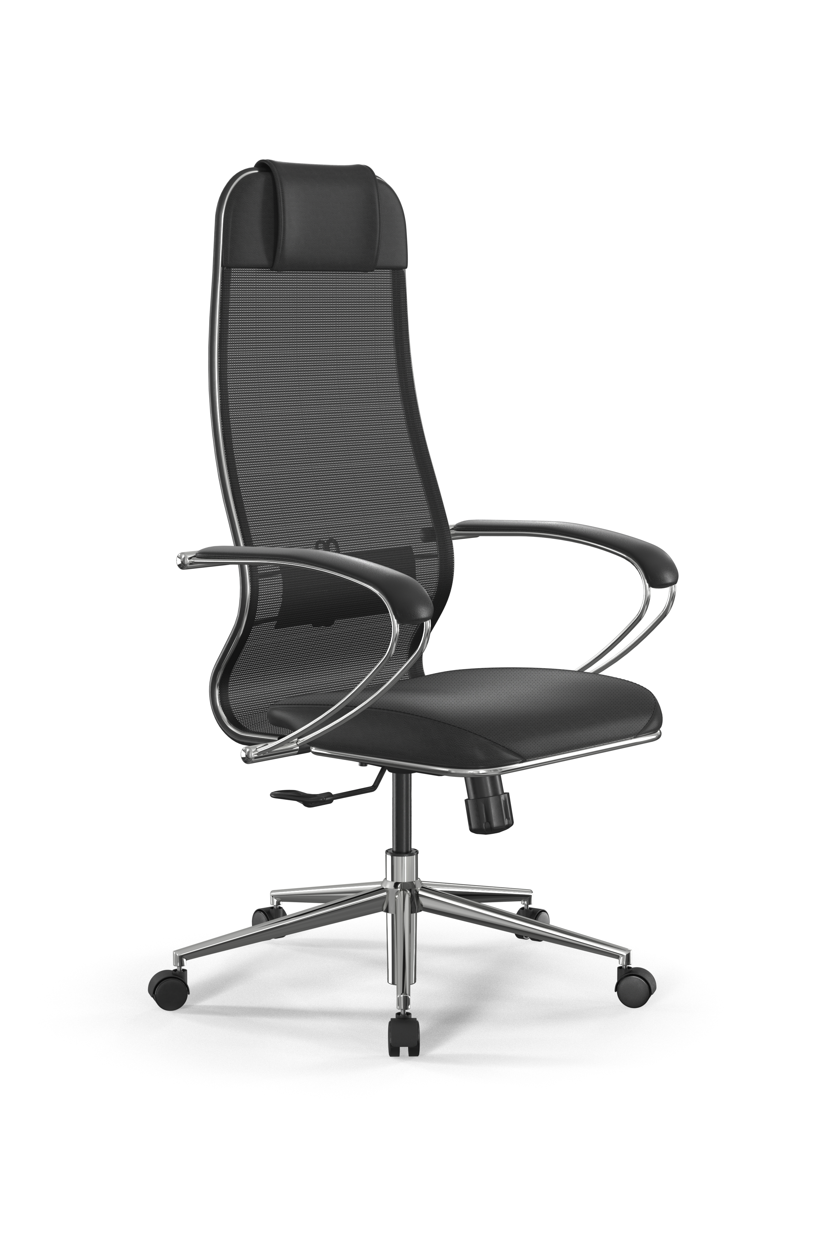 Изображение товара Офисное кресло Ergolife Set 16/подл.131/осн.Synchro 052 67.5x131x70 см искусственная кожа цвет черный