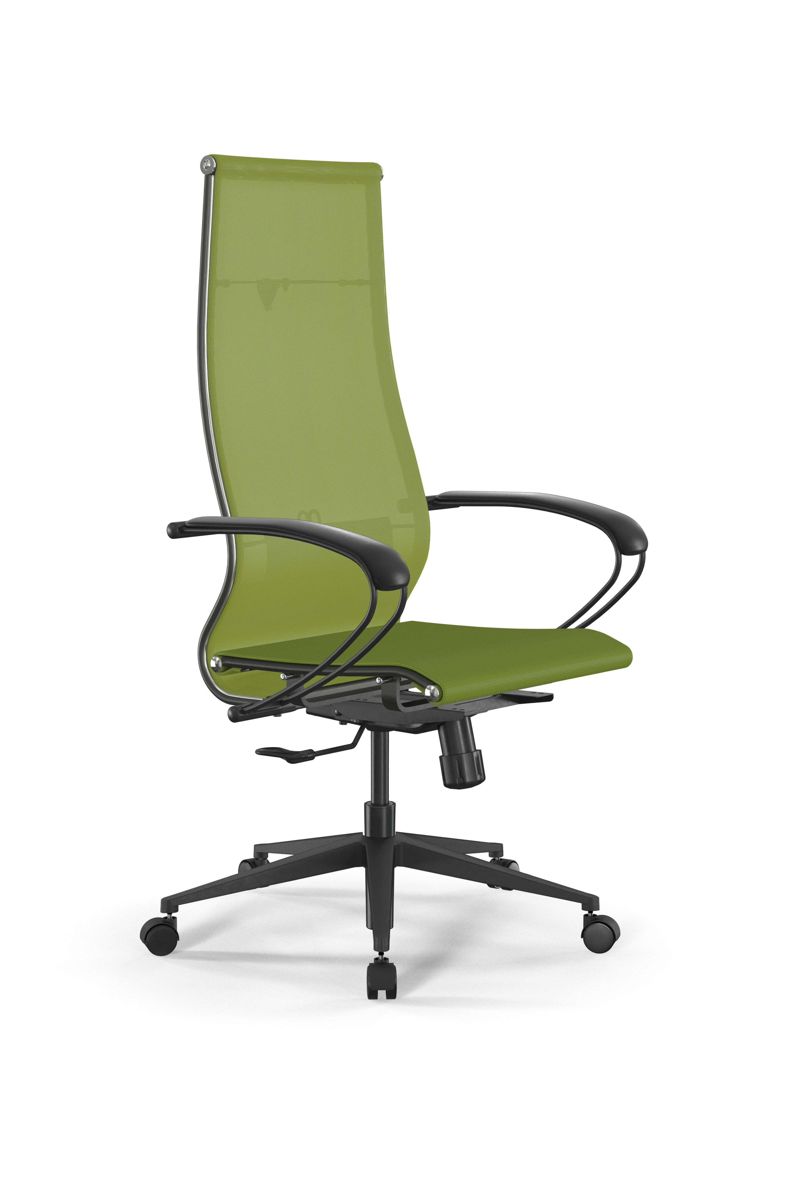 Изображение товара Офисное кресло Ergolife Set 7/подл.130/осн.Synchro 002 67.5x131.7x68 см сетка цвет лайм
