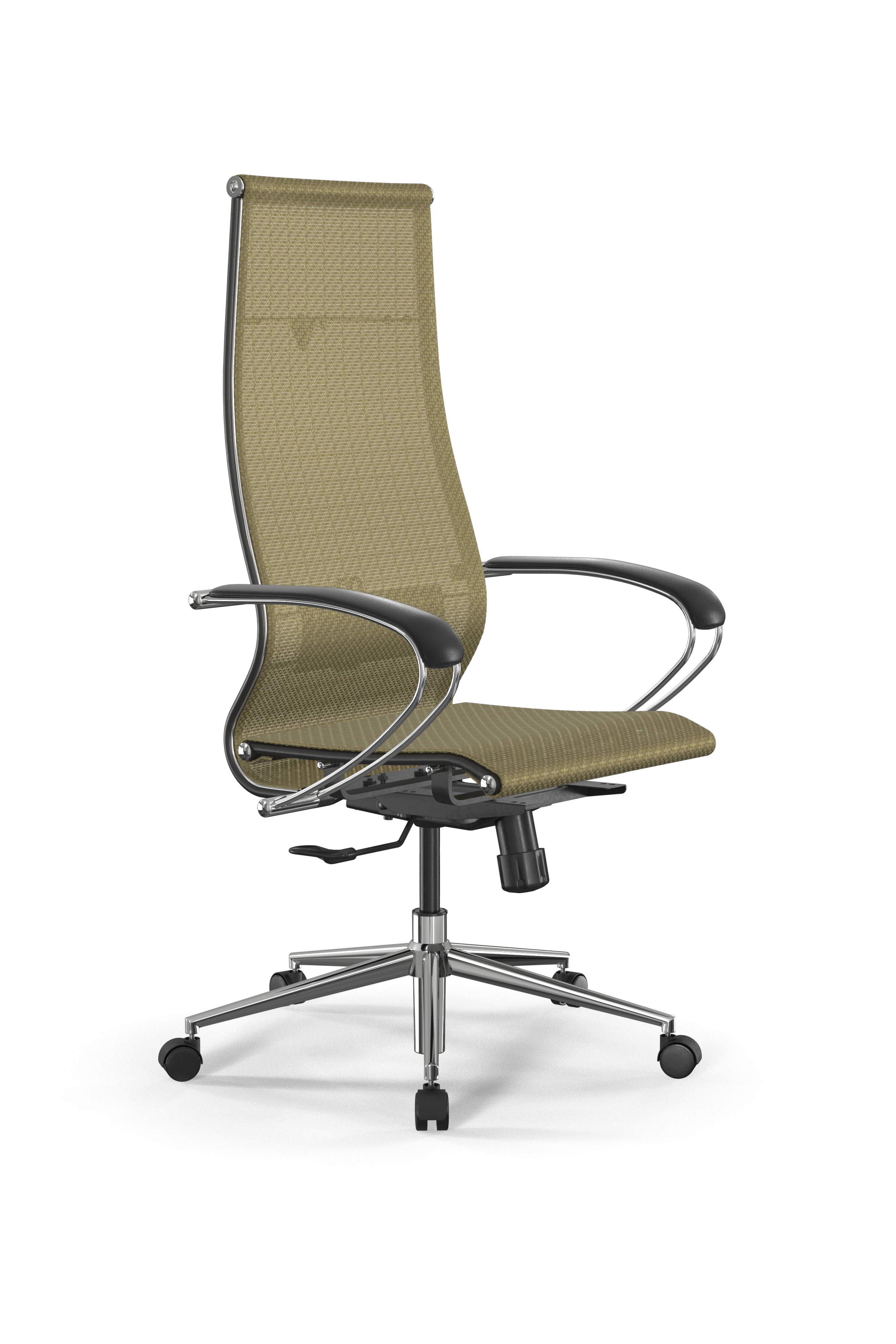 Изображение товара Офисное кресло Ergolife Set 7/подл.131/осн.Synchro 052 67.5x131x70 см сетка цвет золотой