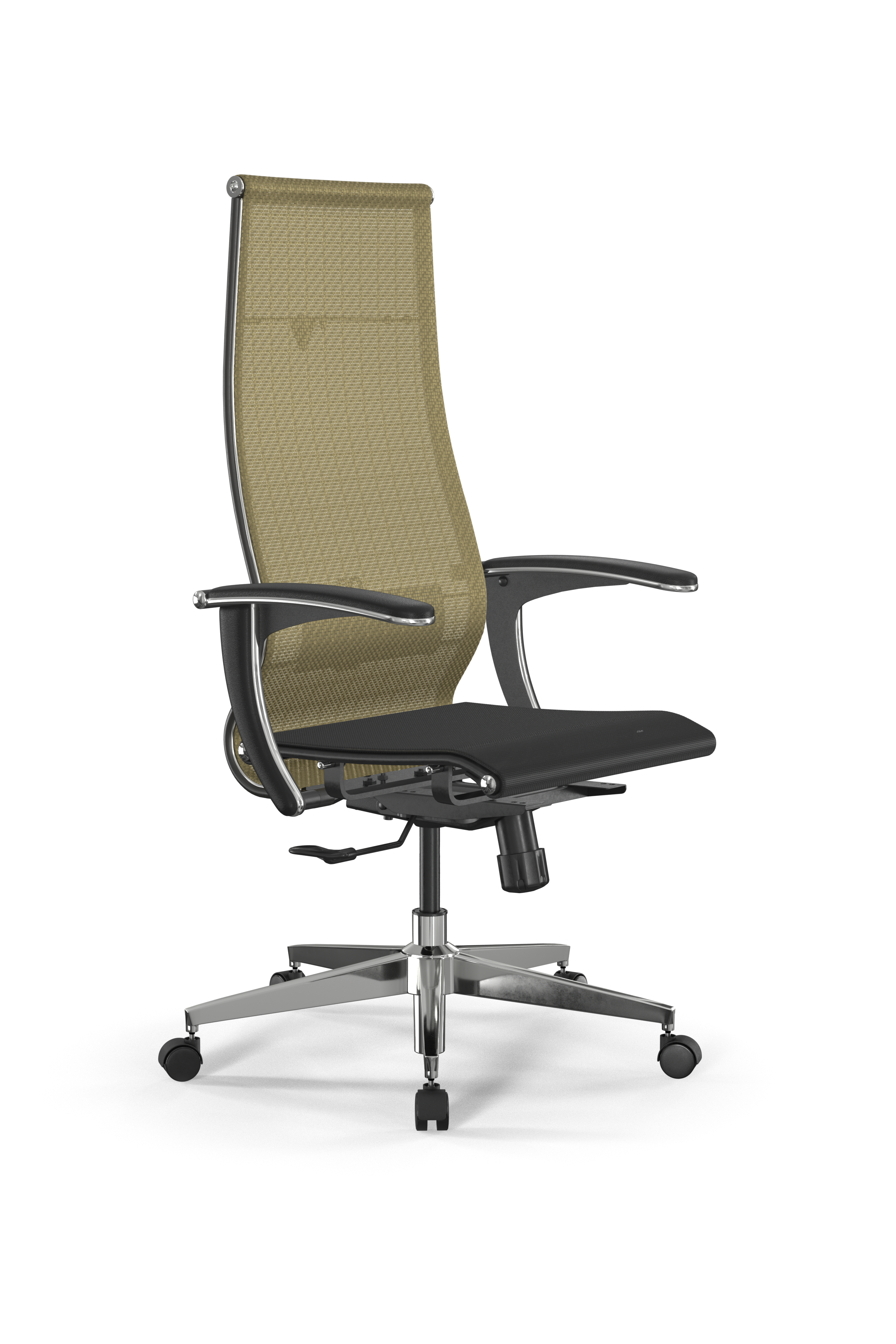 Изображение товара Офисное кресло Ergolife Set 7/подл.158/осн.Synchro 004 67.5x132.7x70 см сетка цвет золотой/черный