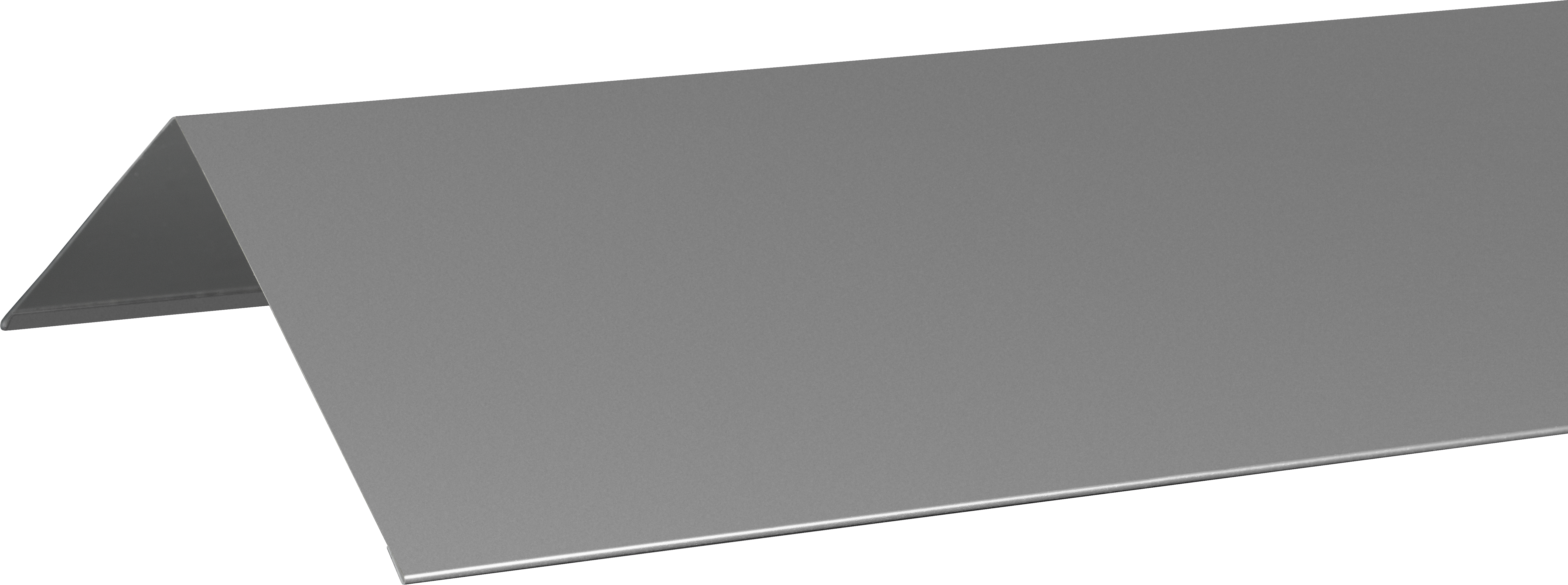 Конек плоский 150x150 мм 2 м 0.4 мм оцинкованный