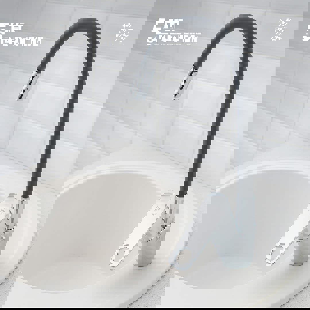 Изображение товара Смеситель для кухни однорычажный РМС SL137GY-016F серый