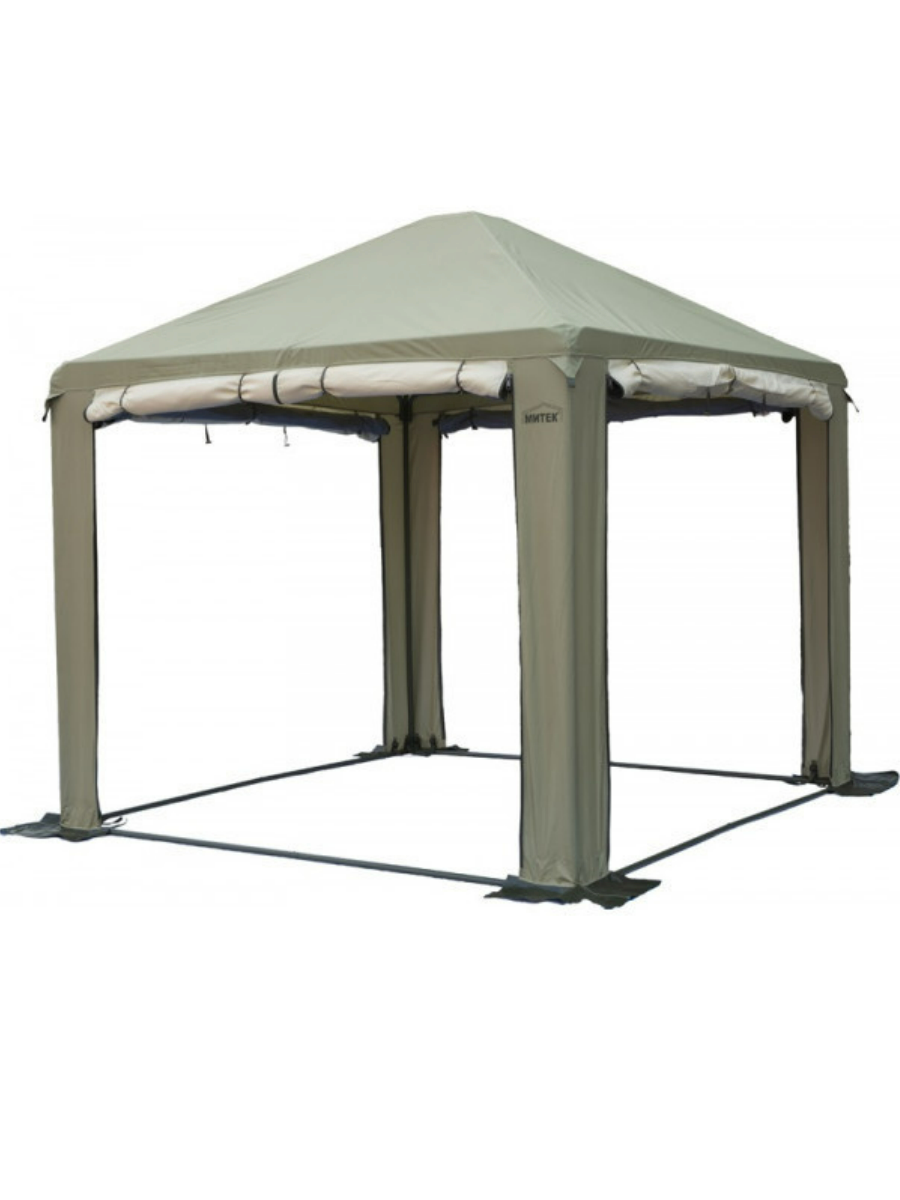 Изображение товара Шатер садовый Митек Пикник-Люкс 3x3 м с москитной сеткой