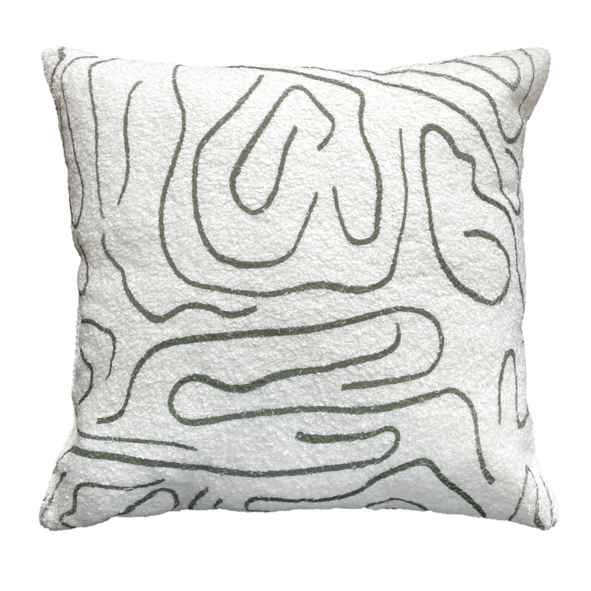 Изображение товара Декоративная подушка Афина 40x40 см цвет тайга