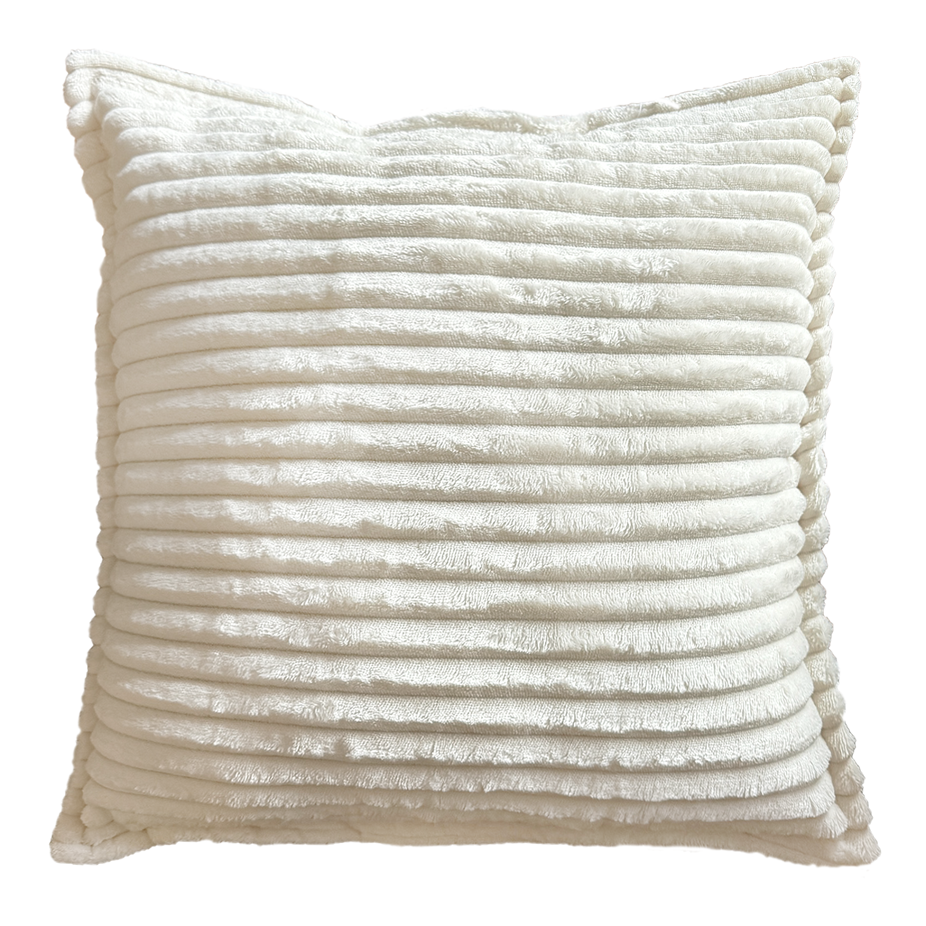 Изображение товара Декоративная подушка 45x45 см кремовая с однотонным дизайном Seasons Line