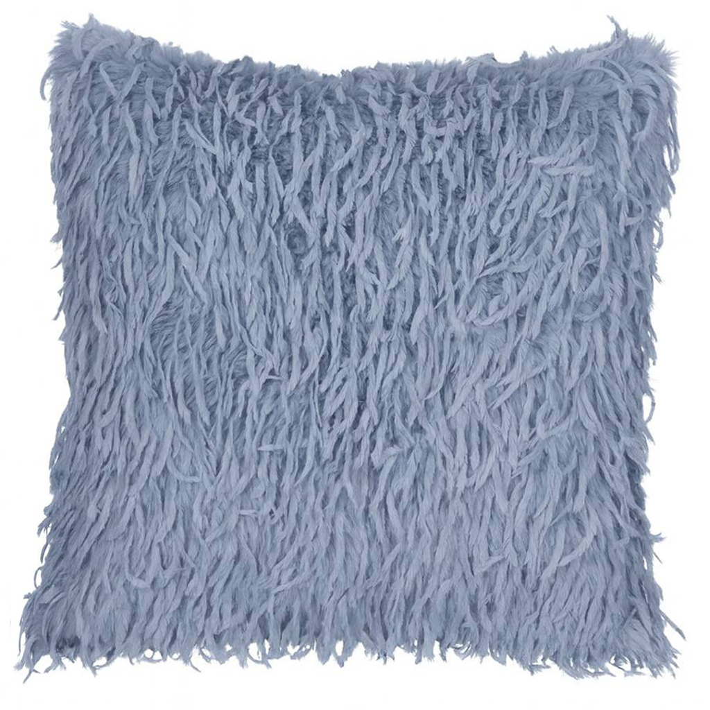 Изображение товара Подушка декоративная Перья 45x45 см серо-голубая от LINEN WAY