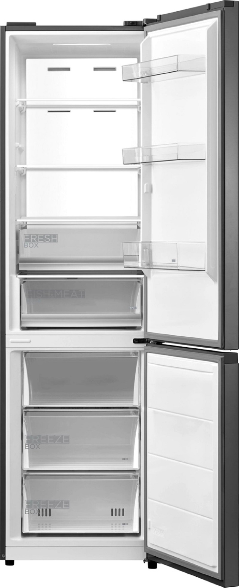 Изображение товара Холодильник Midea MDRB522MGE46OD двухкамерный 386л сенсорный серебристый