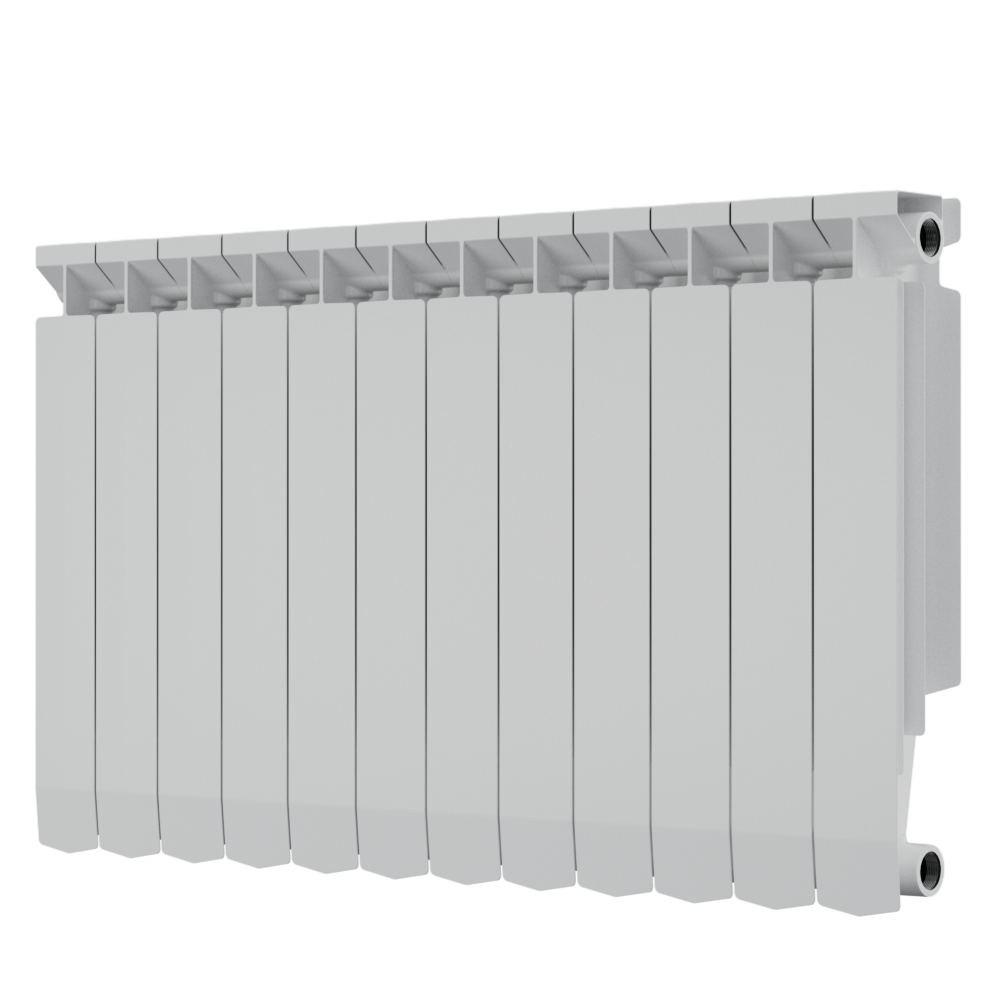 Изображение товара Биметаллический секционный радиатор Sira Benevento 12 секций белый 30 Бар