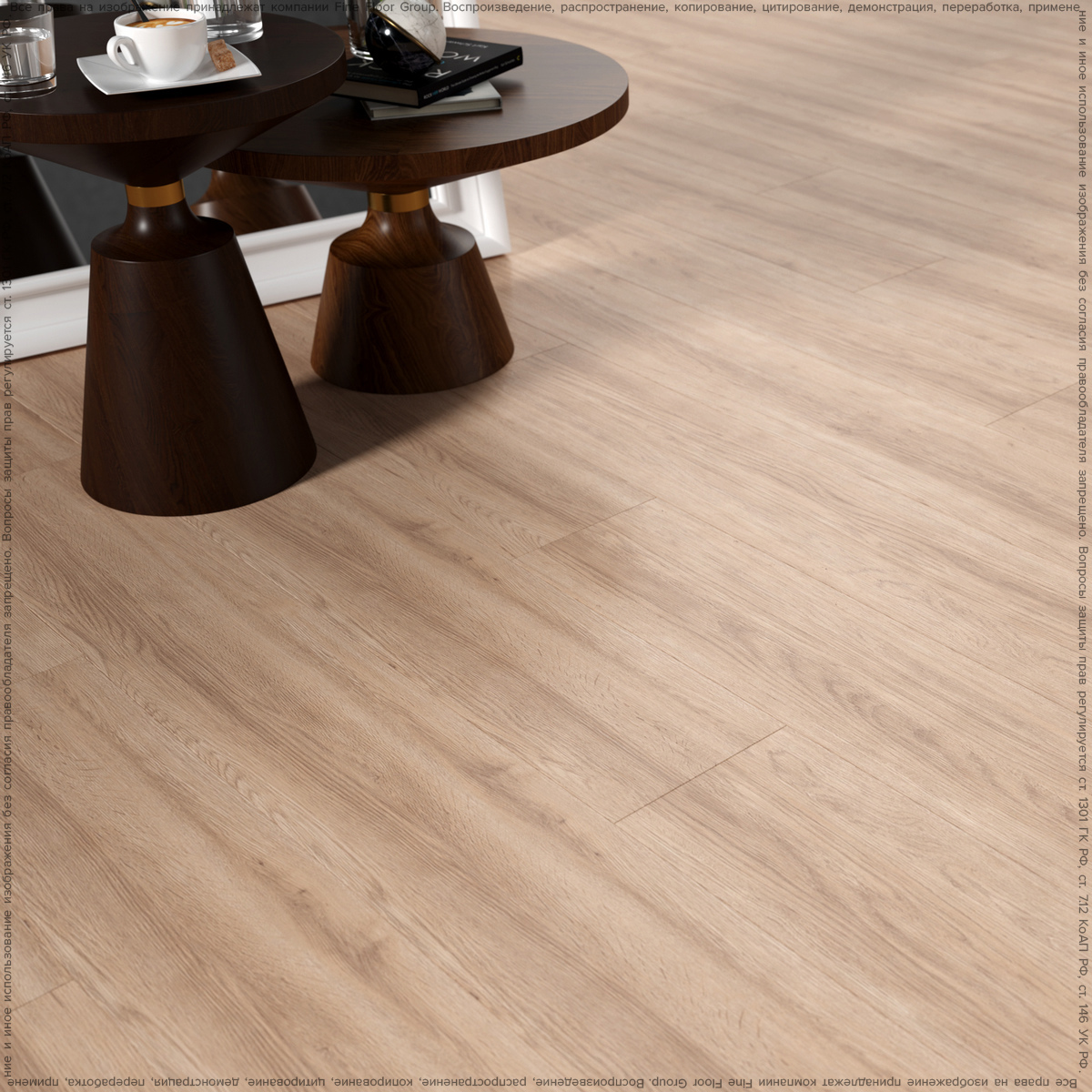 Изображение товара Кварц-виниловая плитка EcoClick EcoWood Дуб Гент, влагостойкая, 42 класс, 2.3 мм