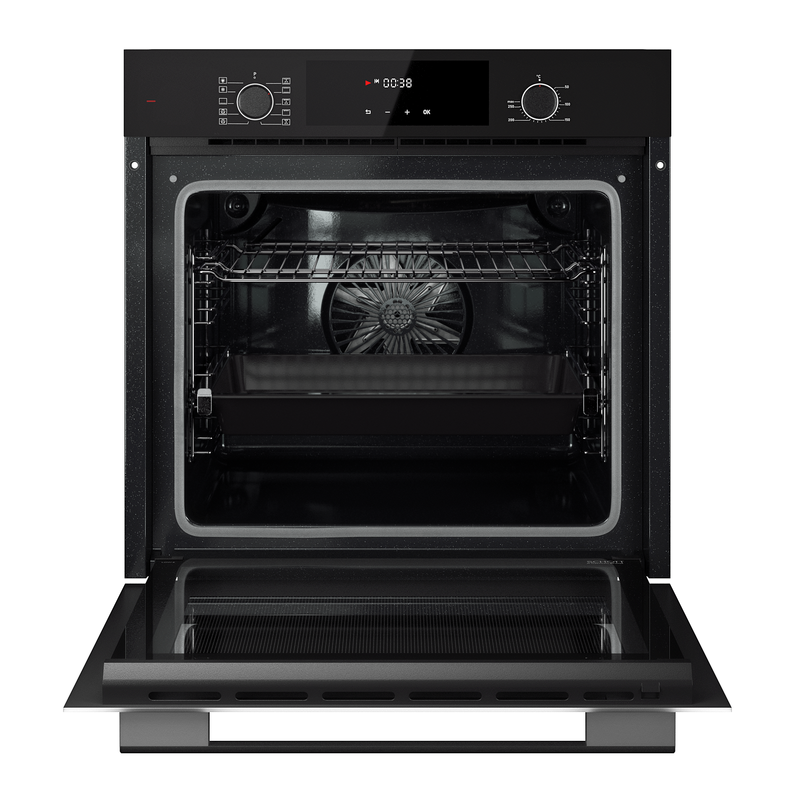 Изображение товара Духовой шкаф Kuppersberg HF 609 B 59.5х59.5х54.7 см цвет цвет: чёрный
цвет дисплея: белый