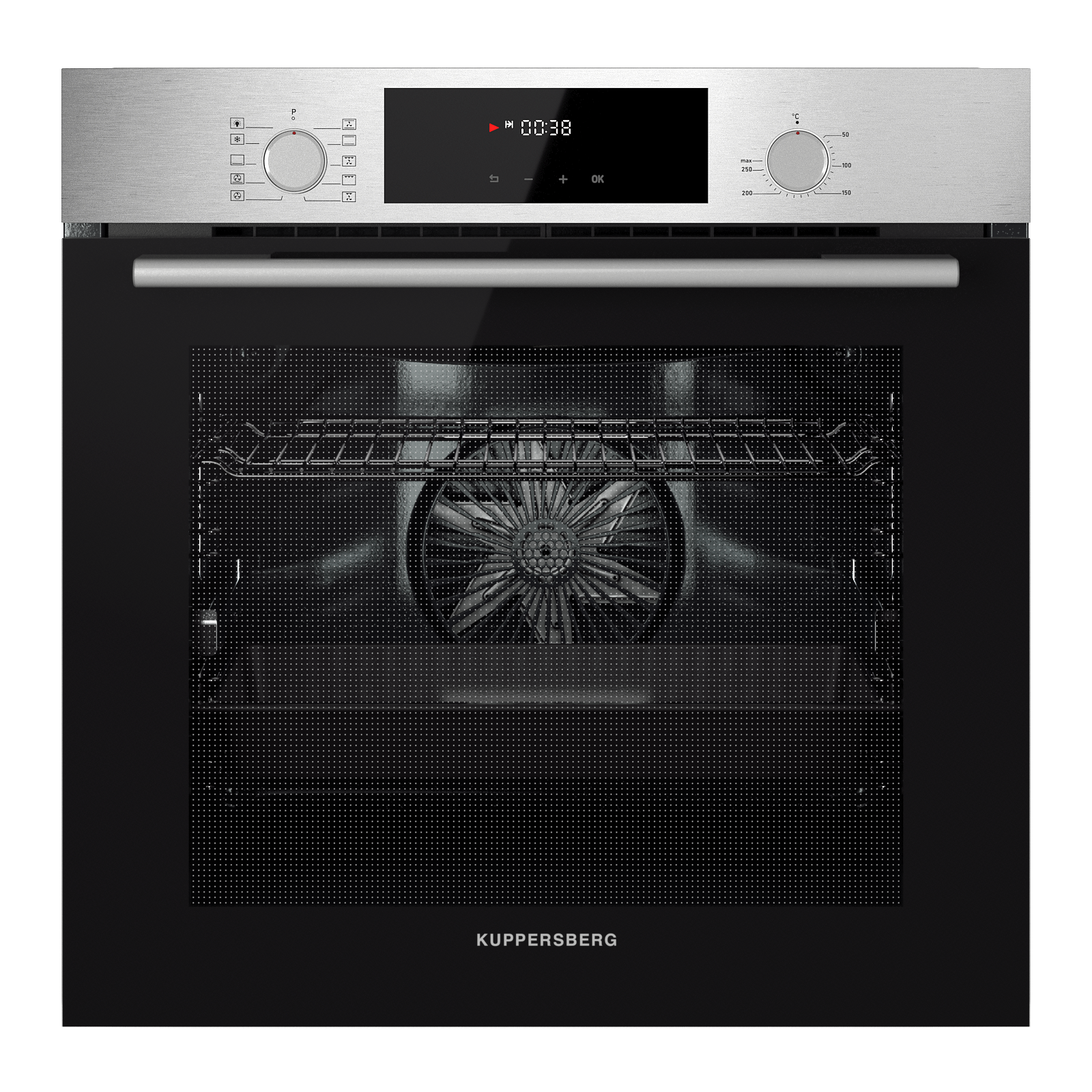 Изображение товара Электрический встроенный духовой шкаф Kuppersberg HF 609 BX 80 л черный с таймером