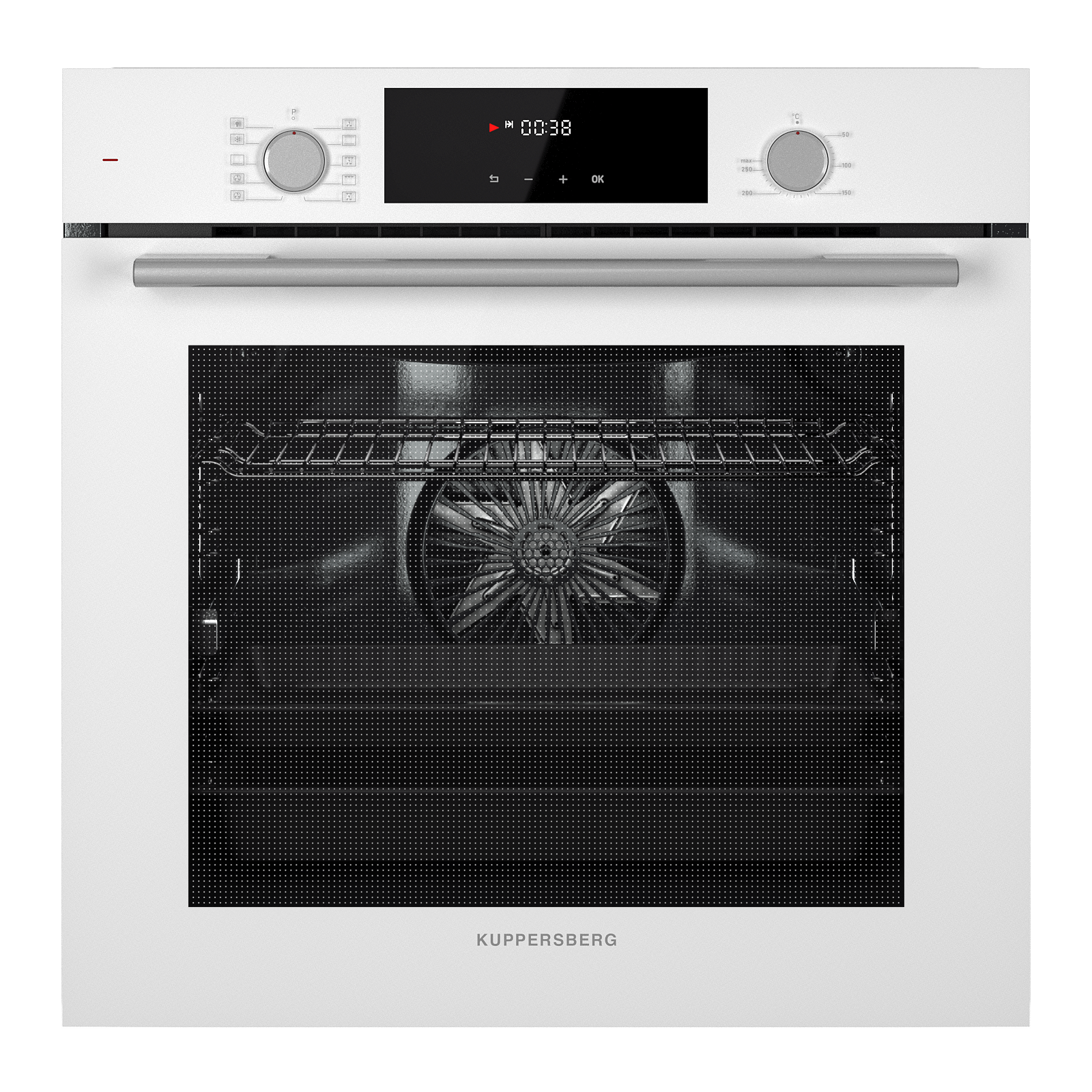 Изображение товара Духовой шкаф Kuppersberg HF 609 W 59.5x59.5x54.7 см цвет: чёрный цвет дисплея: белый Изображение товара Духовой шкаф Kuppersberg HF 609 W 59.5x59.5x54.7 см цвет: чёрный цвет дисплея: белый