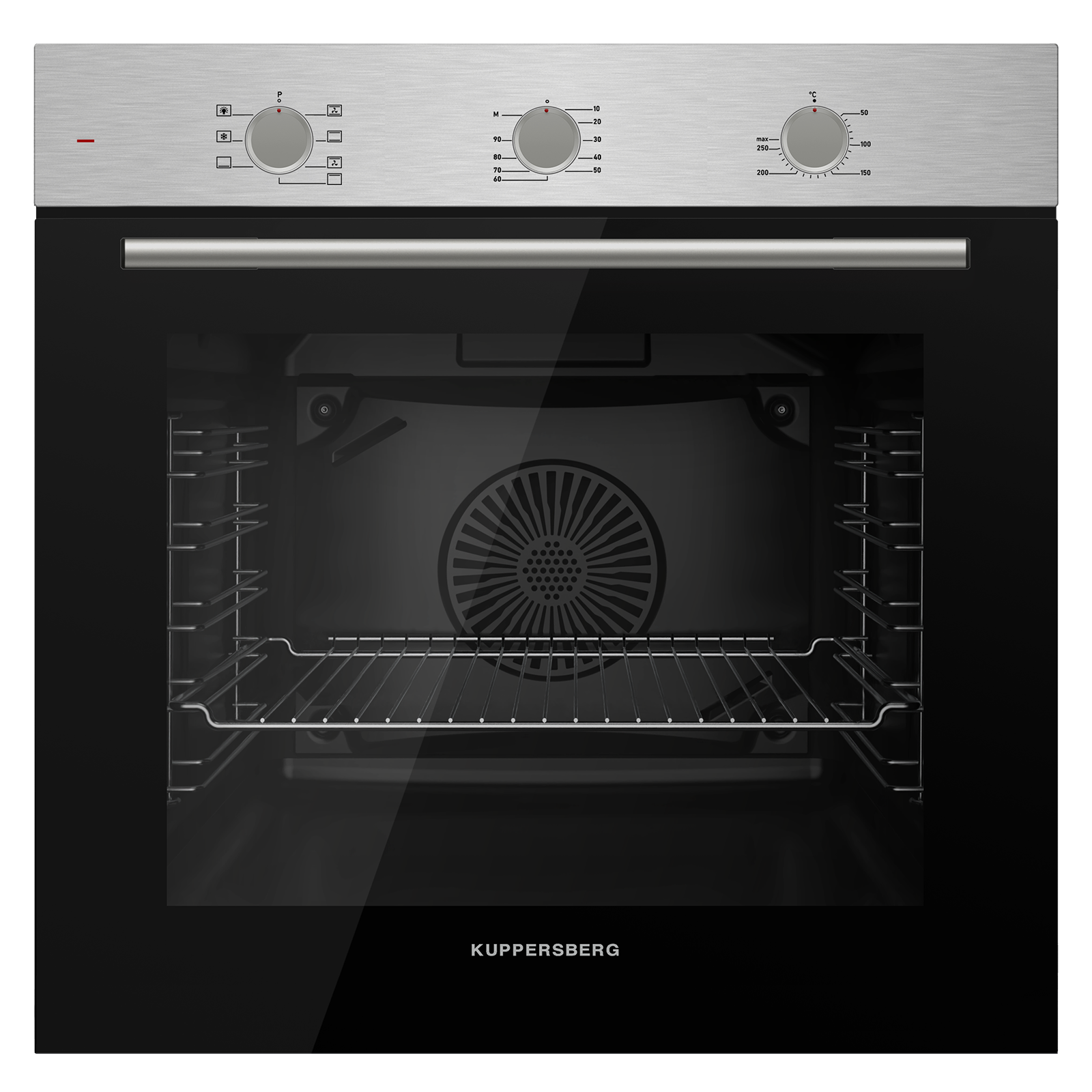 Изображение товара Духовой шкаф Kuppersberg HO 603 BX 59.5х59.5х56.5 см цвет цвет: чёрный / нержавеющая сталь
цвет дисплея: белый
