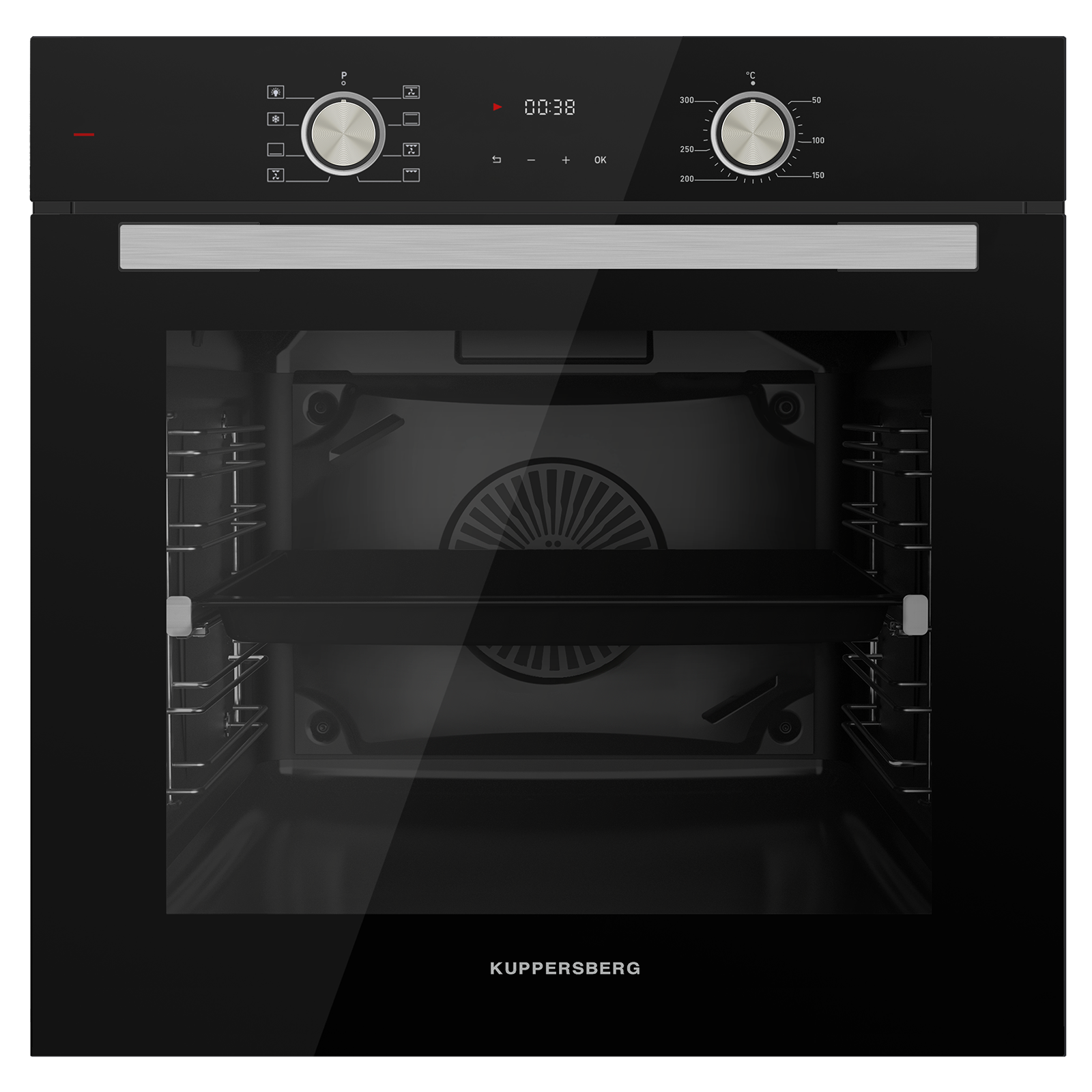 Изображение товара Духовой шкаф Kuppersberg HO 608 B 80 л черный с гидролизной очисткой