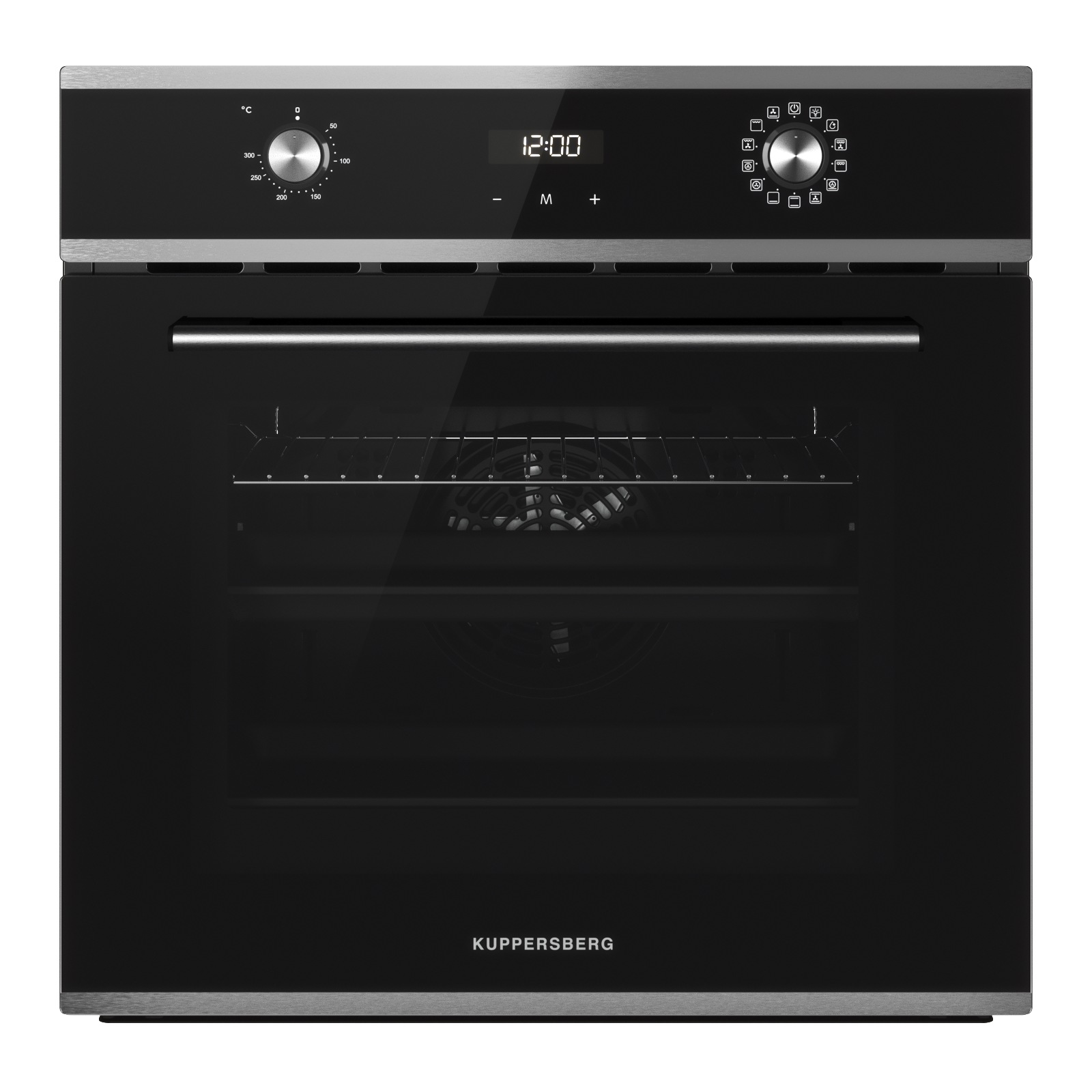 Изображение товара Духовой шкаф Kuppersberg HO 677 BX 59.5х59.5х56.5 см цвет цвет: чёрный / нержавеющая сталь
цвет дисплея: белый