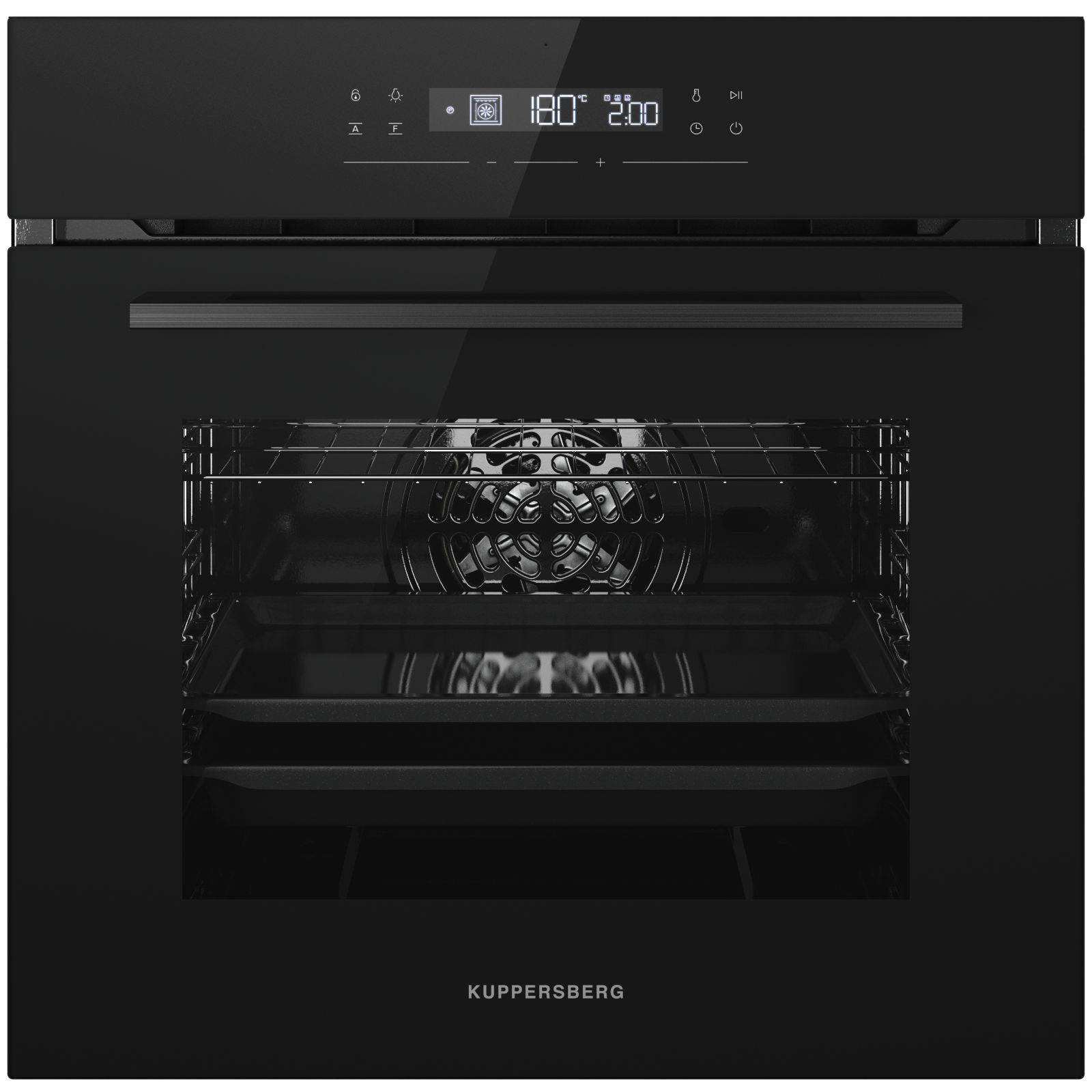 Изображение товара Духовой шкаф Kuppersberg HO 615 B 59.5x60x58 см цвет: чёрный цвет дисплея: белый