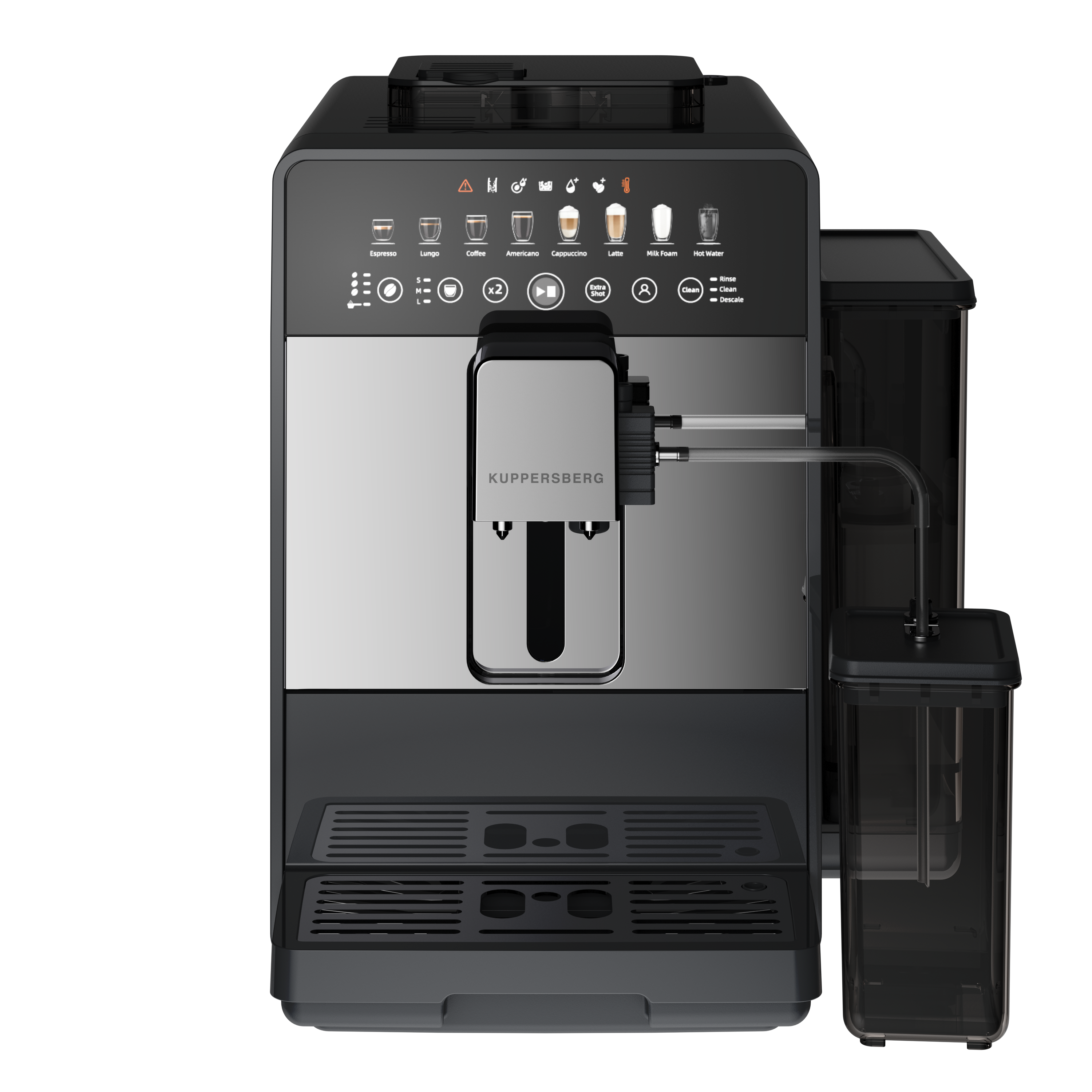 Изображение товара Кофемашина Kuppersberg KCF 400 S 19 бар автоматический капучинатор стильная черная