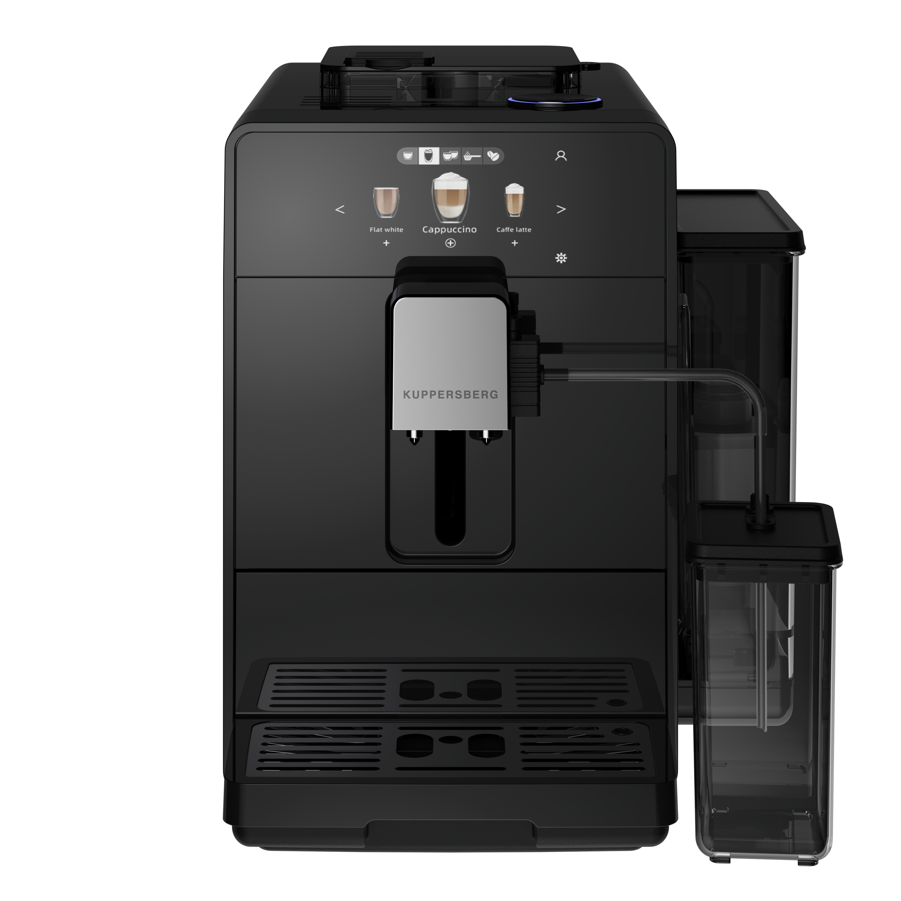 Изображение товара Кофемашина Kuppersberg KCF 401 B с автоматическим капучинатором, 19 бар, черная