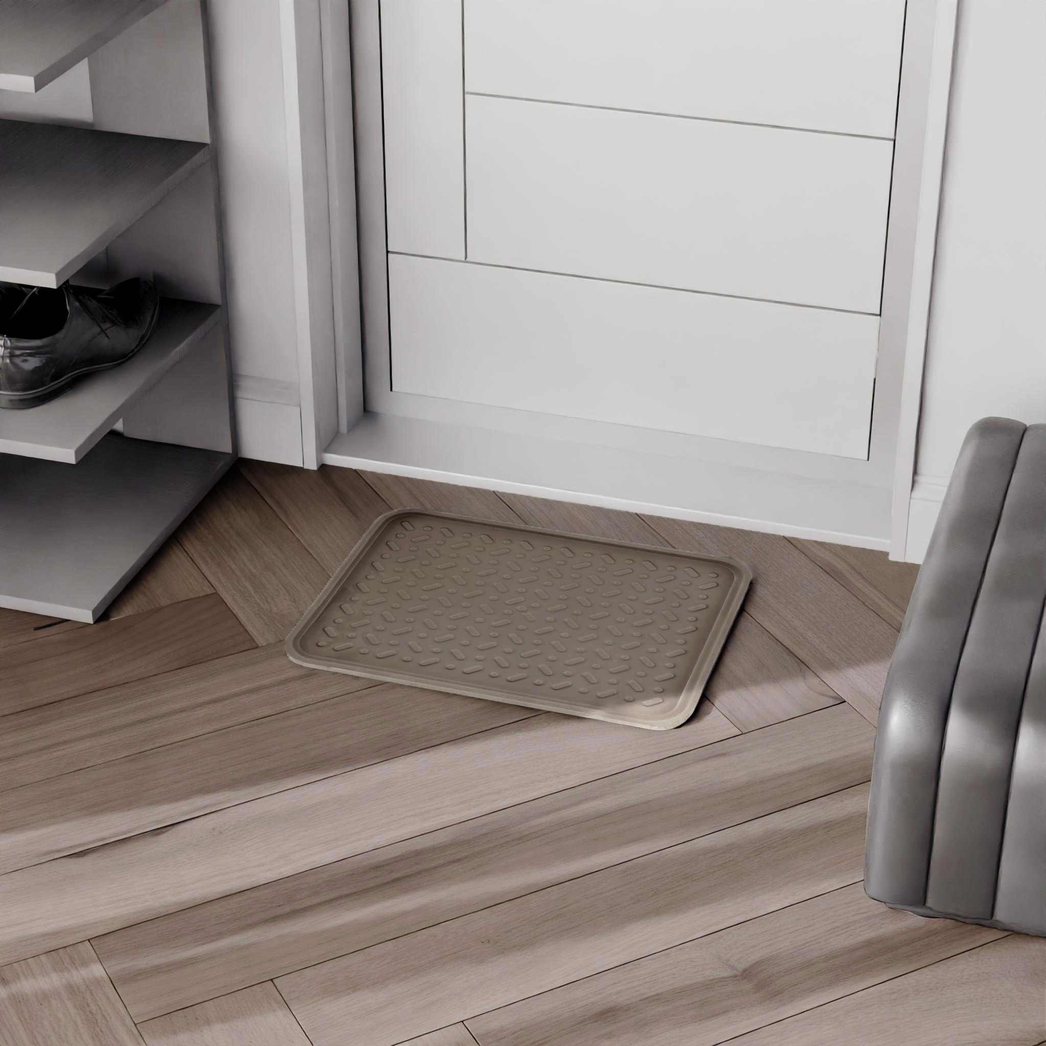 Изображение товара Лоток для обуви 48x37 см полипропилен цвет коричневый