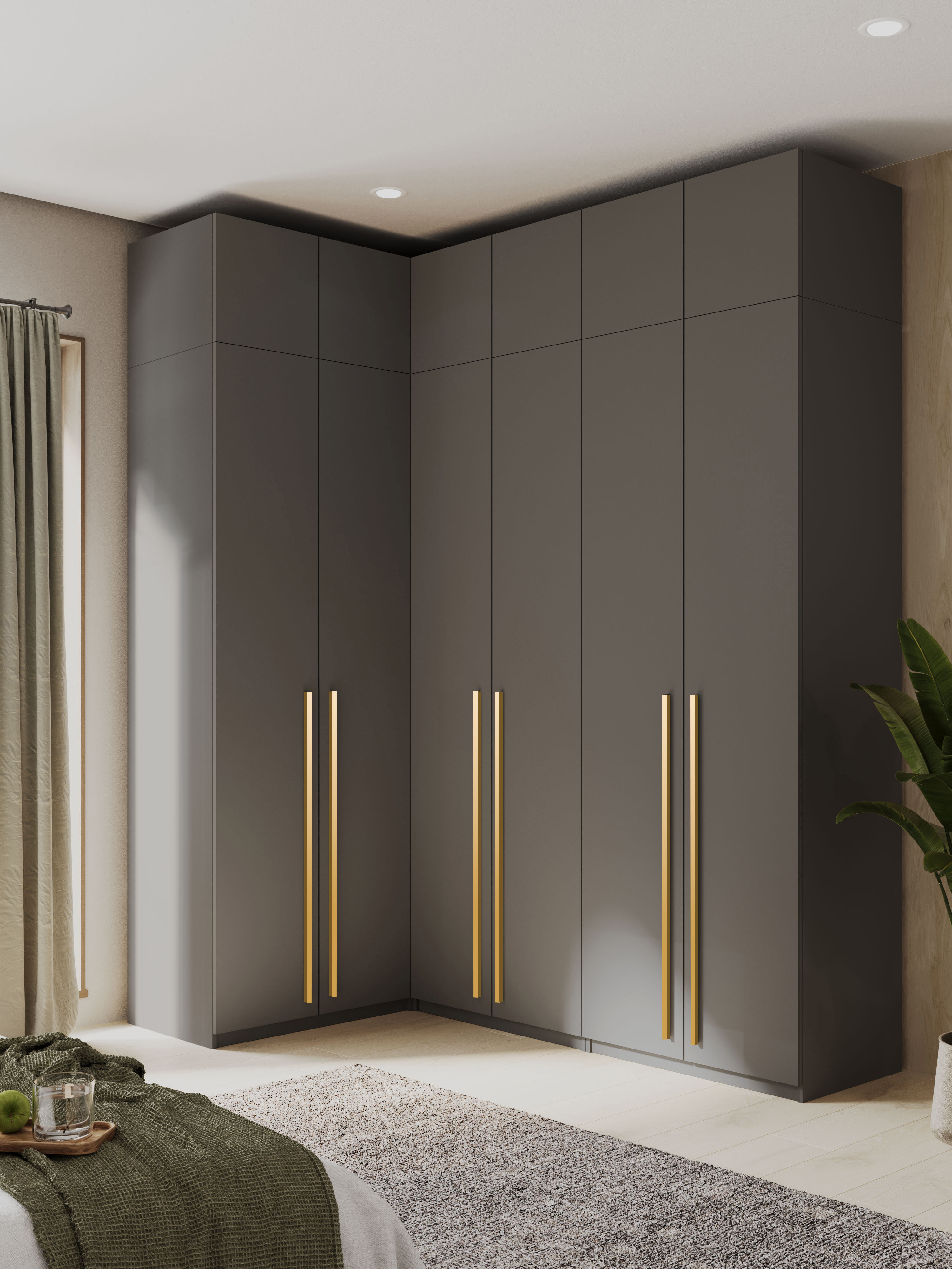 Изображение товара Шкаф распашной Принцесса мелания София с 6 дверями и антресолью