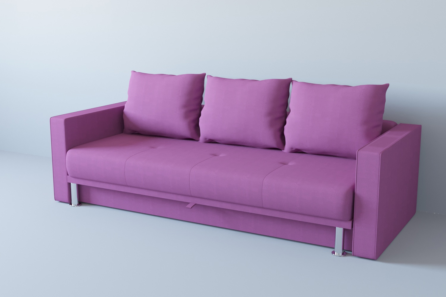 Изображение товара Диван раскладной Edlen Некст 224x70x92 см микророгожка berry