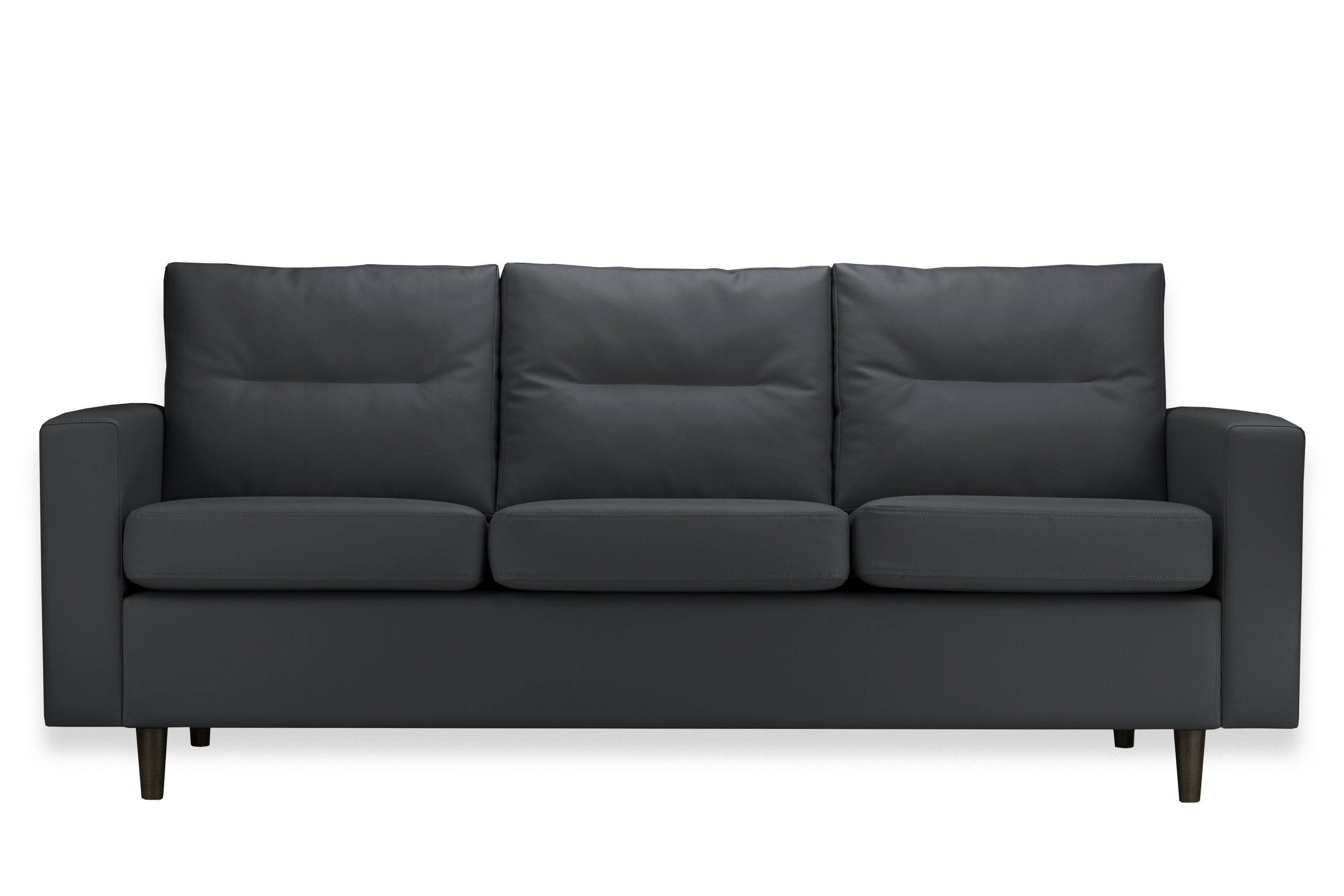 Изображение товара Диван прямой Ramart design Бруно 197x84x80 см искусственная кожа цвет черный Изображение товара Диван прямой Ramart design Бруно 197x84x80 см искусственная кожа цвет черный
