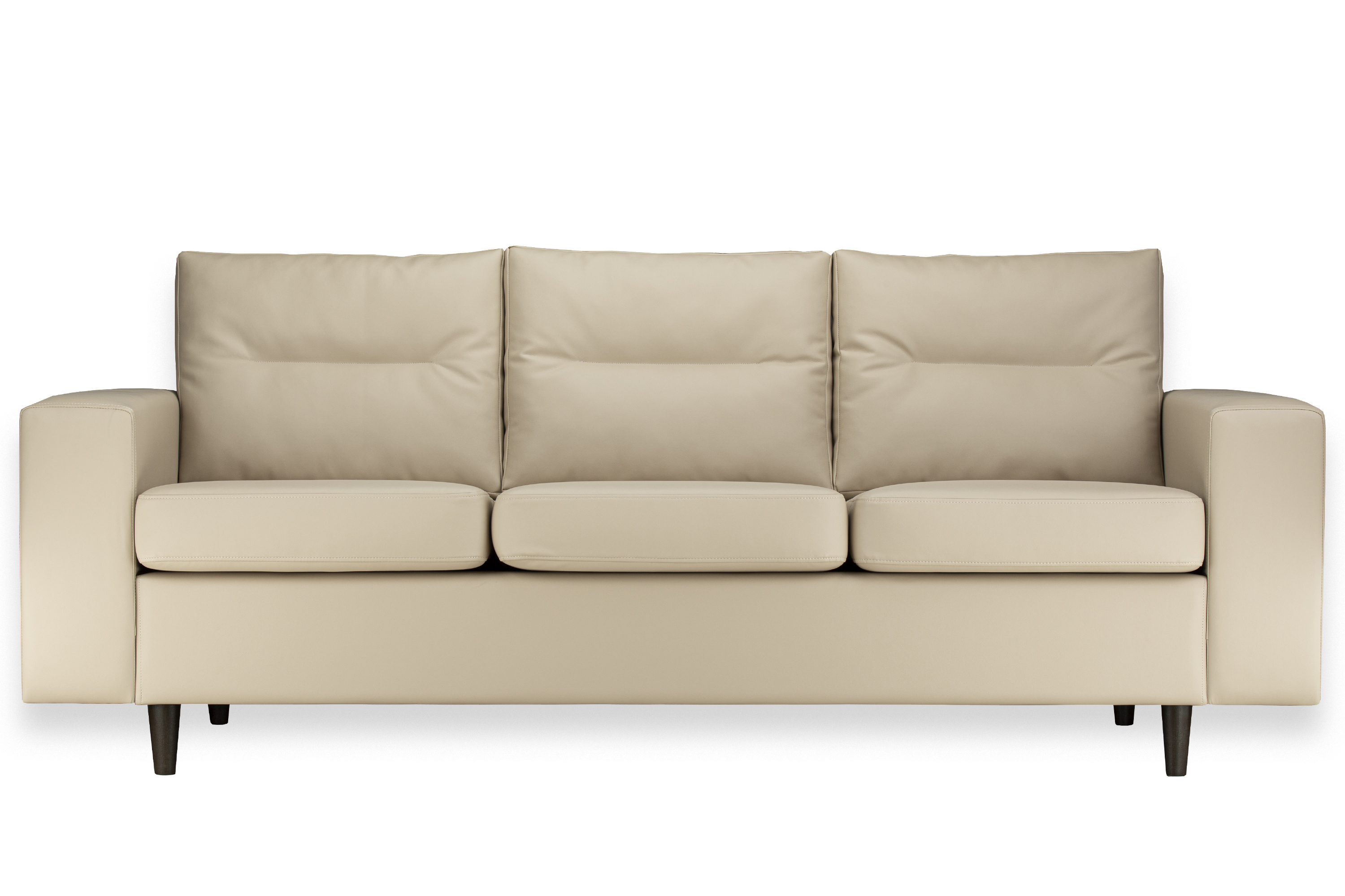 Изображение товара Диван прямой Ramart design Бруно 209x84x80 см искусственная кожа цвет бежевый