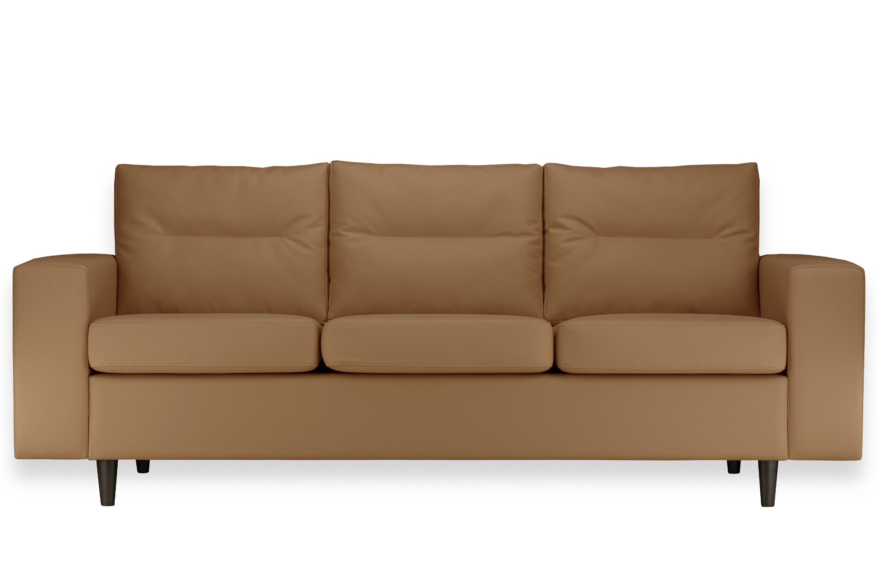 Изображение товара Диван прямой Ramart design Бруно 209x84x80 см искусственная кожа цвет оранжевый