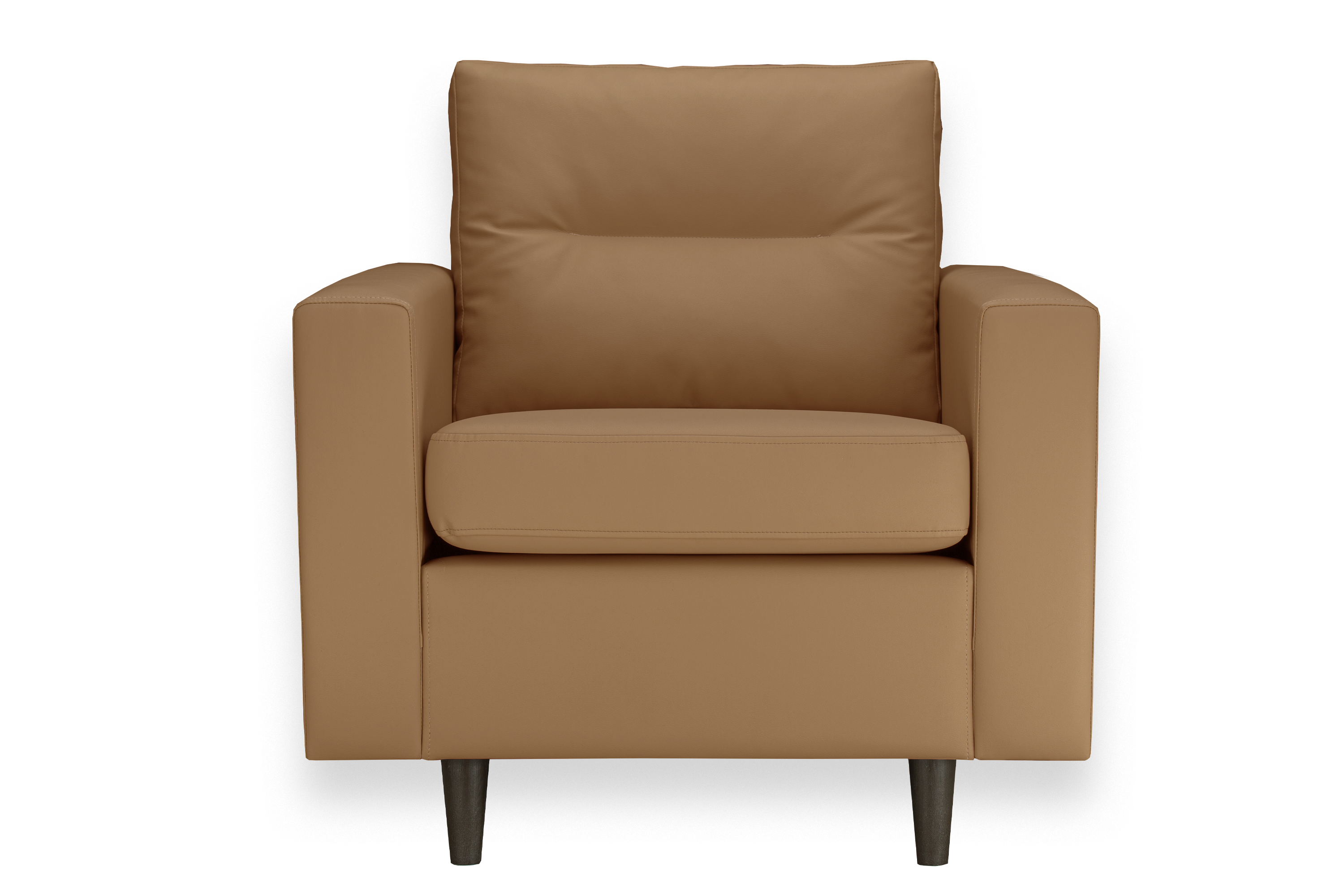 Изображение товара Кресло Ramart design Бруно 82x84x80 см искусственная кожа цвет коричневый