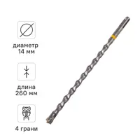 Изображение товара Бур по железобетону SDS Plus Rage Furious 14x260 мм профессиональный
