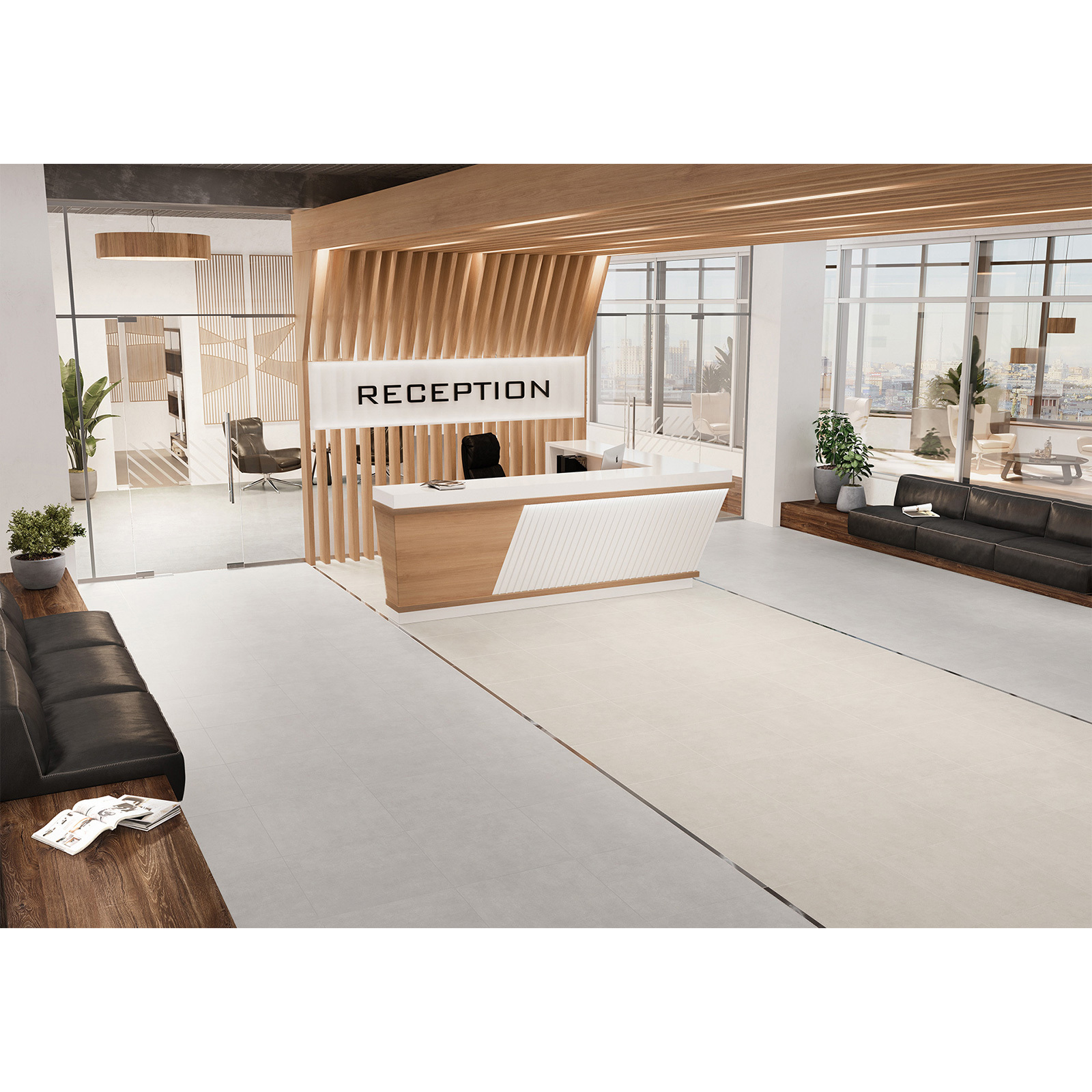 Изображение товара Керамогранит Alma ceramica Berlin GFU04BLN47R 60x60см 1.44 м² цвет бежевый