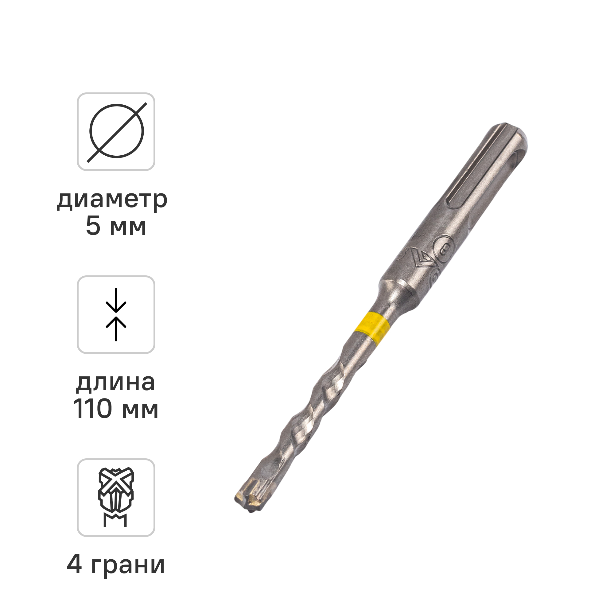 Изображение товара Бур по железобетону SDS Plus Rage Furious 567511 5x110 мм