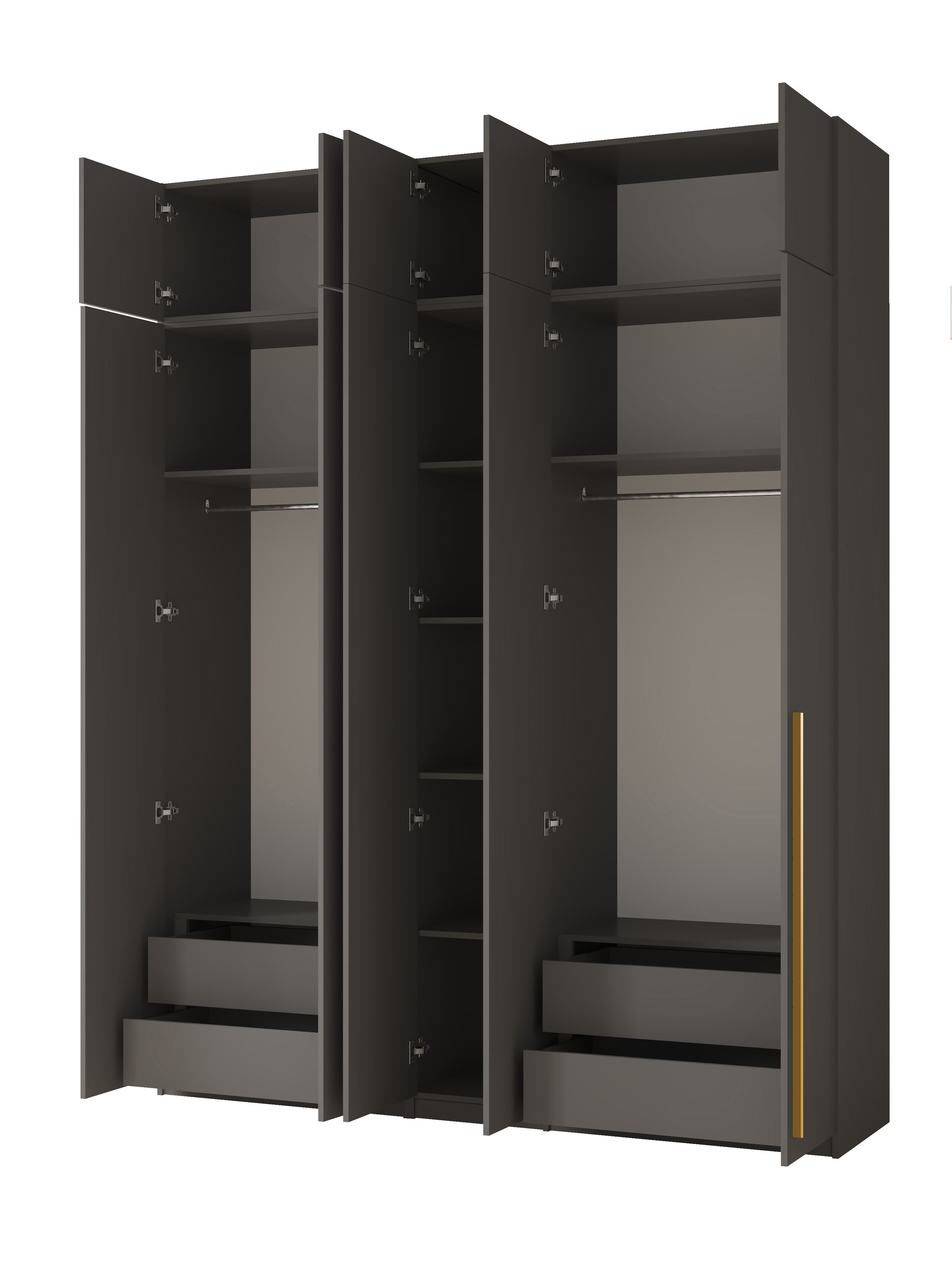 Изображение товара Шкаф распашной Принцесса мелания София 3623/2а с 5 дверями